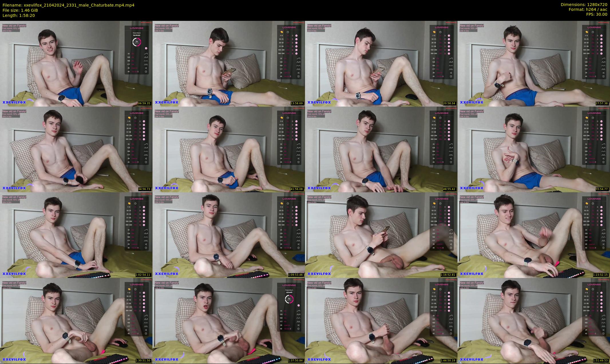 xxevilfox — 119 minute Chaturbate male cam show recording, 720p, Apr 21, 2024