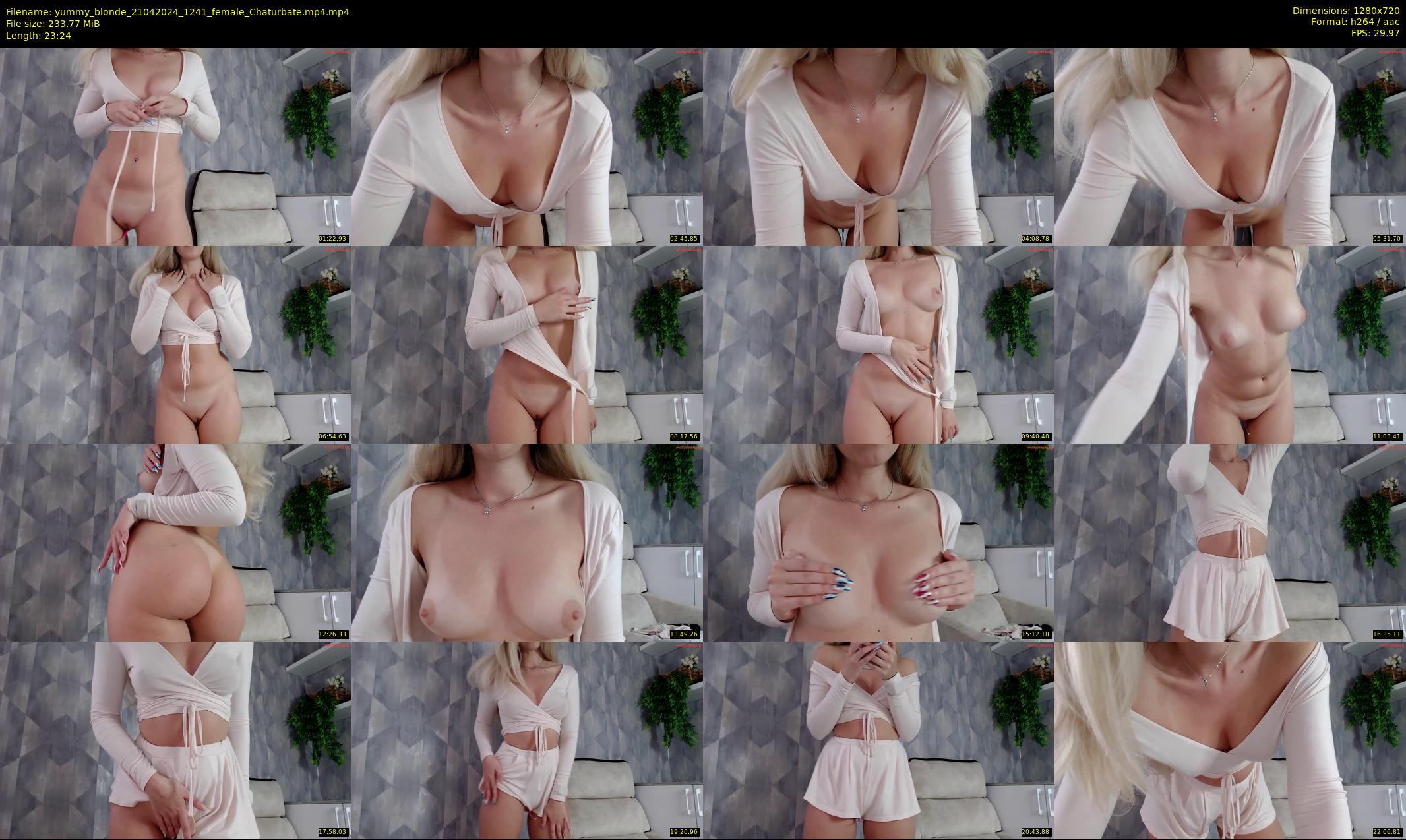yummy_blonde — 24 minute Chaturbate female cam show recording, 720p, Apr 21, 2024