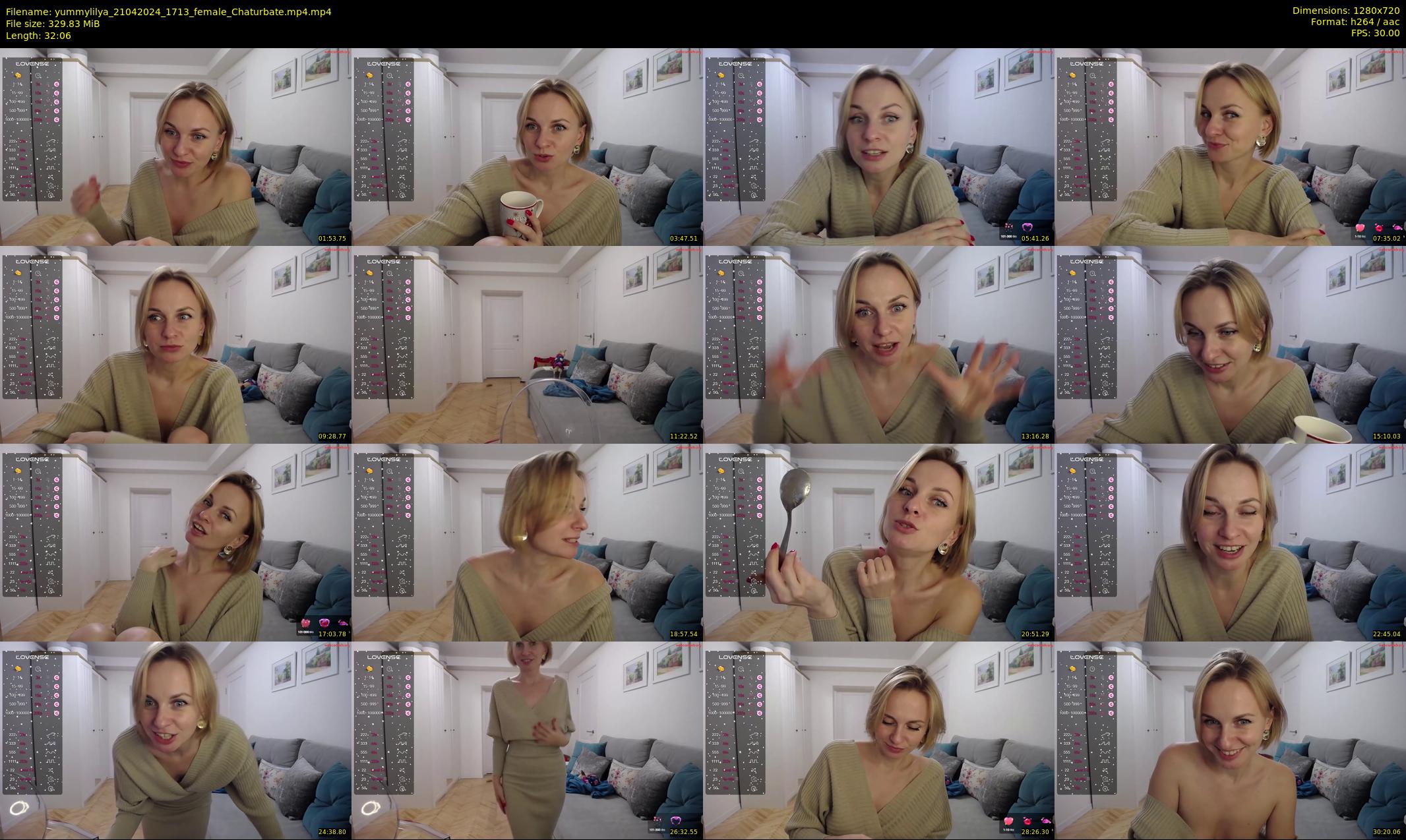 yummylilya — 33 minute Chaturbate female cam show recording, 720p, Apr 21, 2024