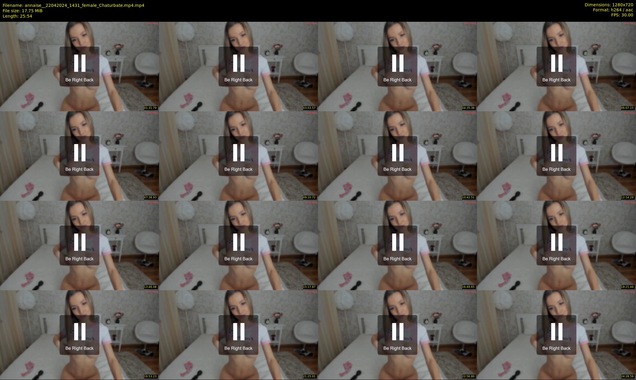 annaise_ — 26 minute Chaturbate female cam show recording, 720p, Apr 22, 2024