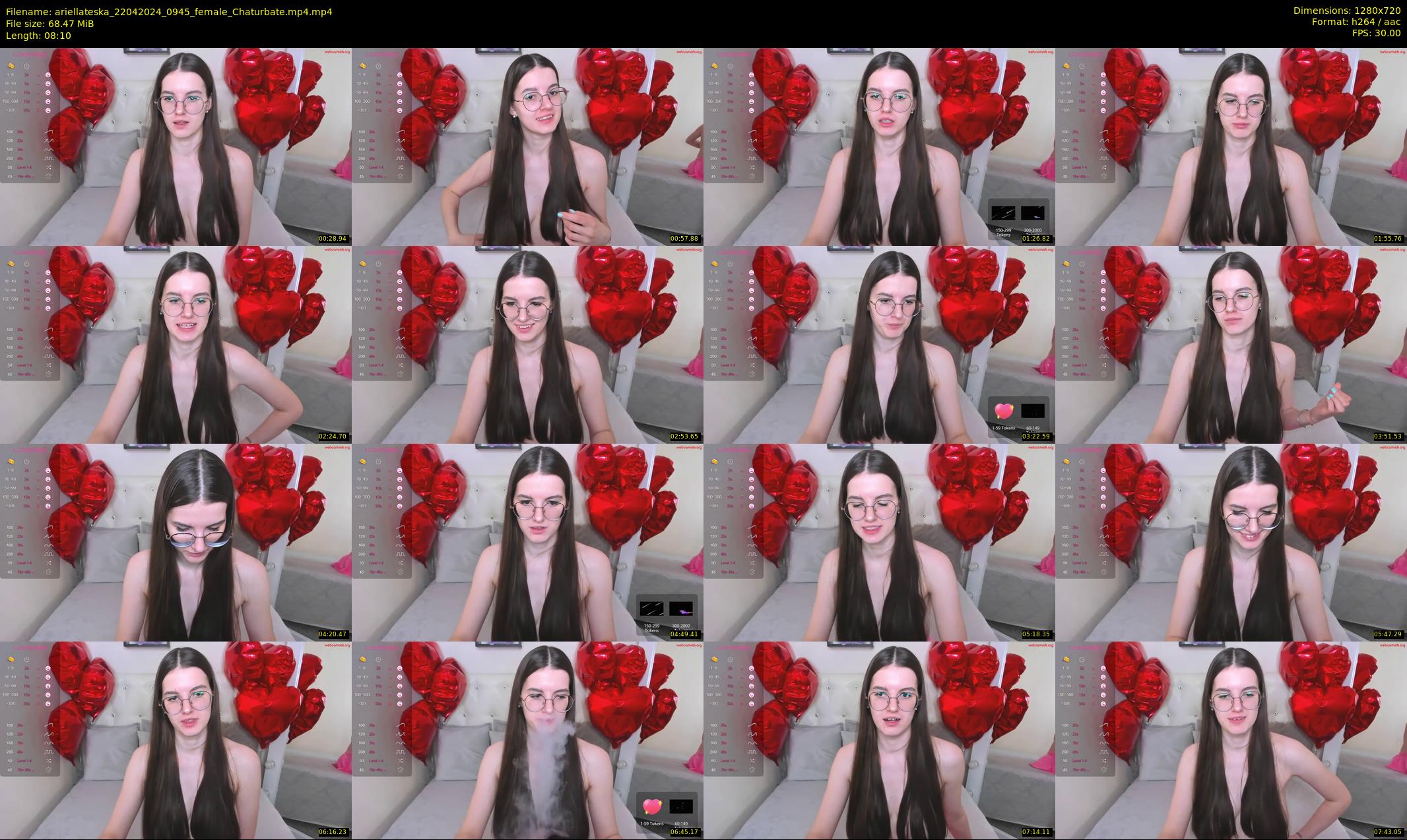 ariellateska — 9 minute Chaturbate female cam show recording, 720p, Apr 22, 2024
