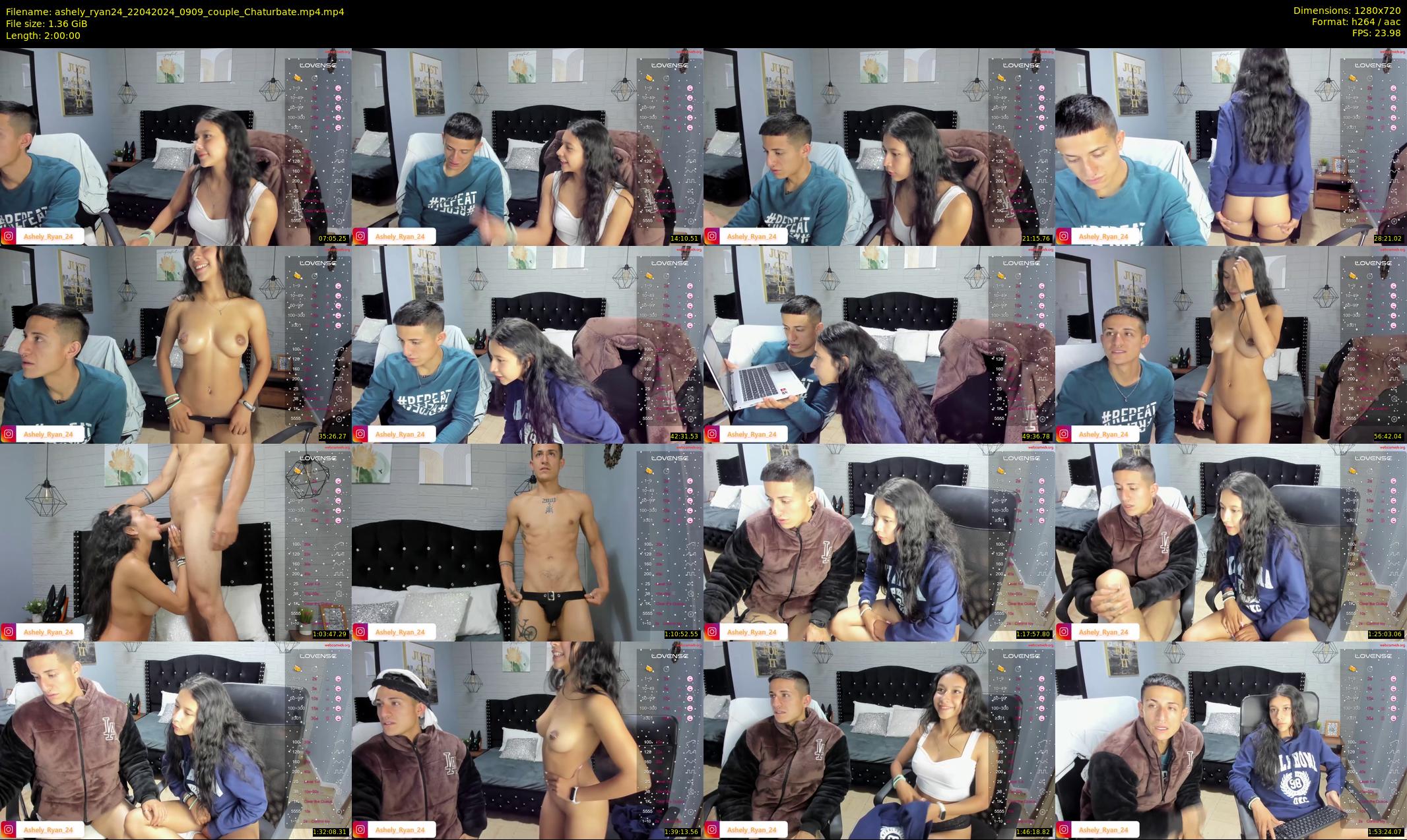 ashely_ryan24 — 120 minute Chaturbate couple cam show recording, 720p, Apr 22, 2024