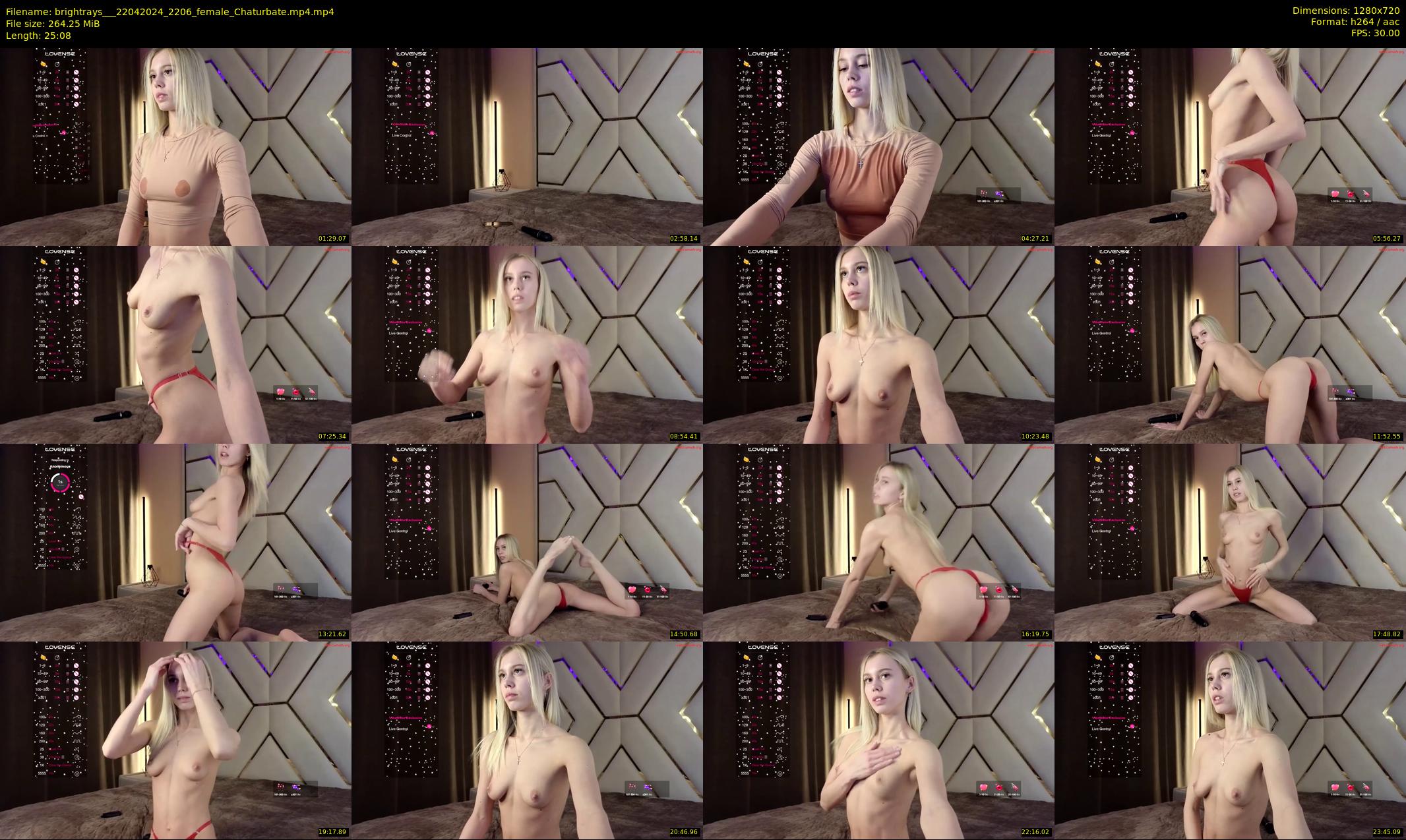 brightrays__ — 26 minute Chaturbate female cam show recording, 720p, Apr 22, 2024