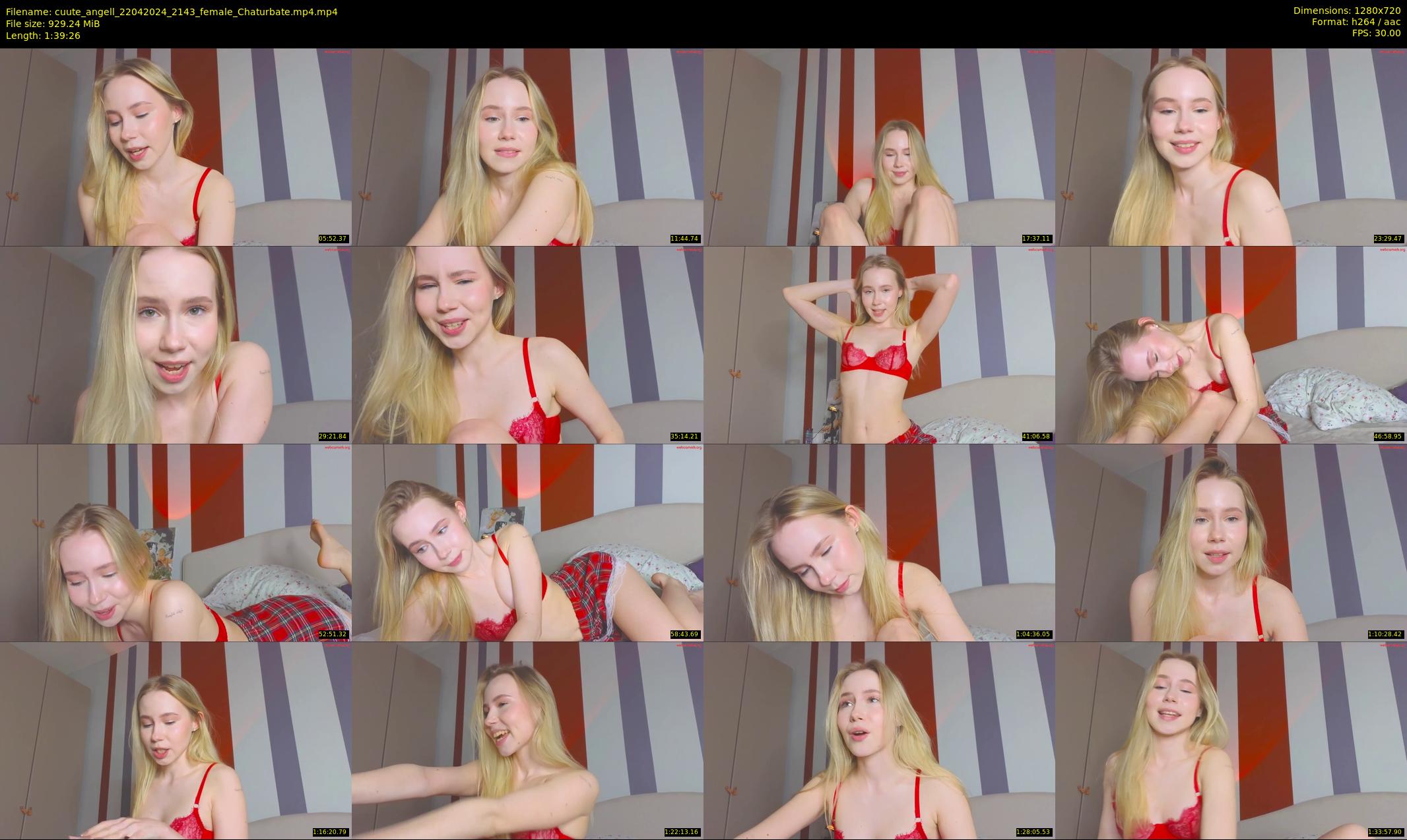 cuute_angell — 100 minute Chaturbate female cam show recording, 720p, Apr 22, 2024