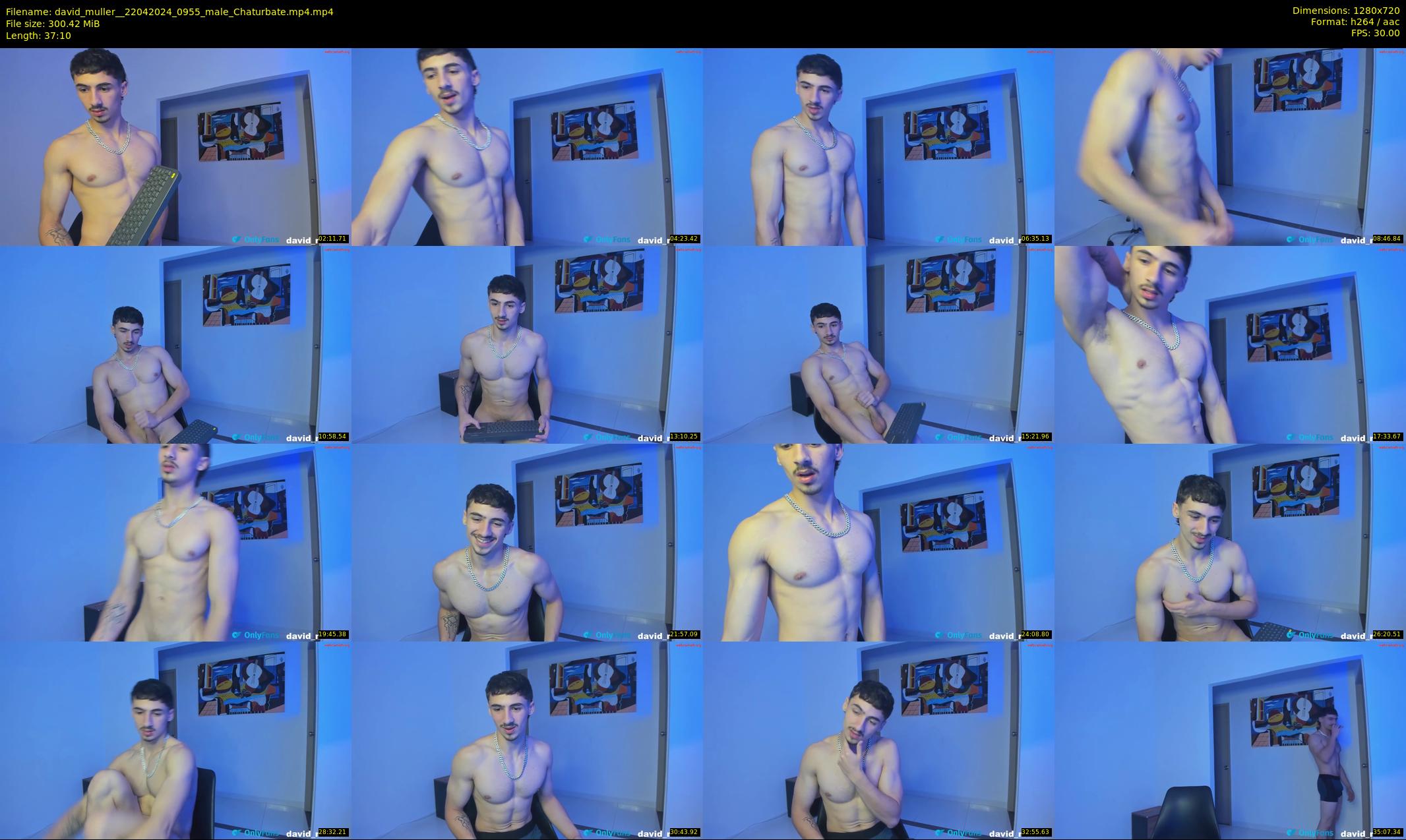 david_muller_ — 38 minute Chaturbate male cam show recording, 720p, Apr 22, 2024