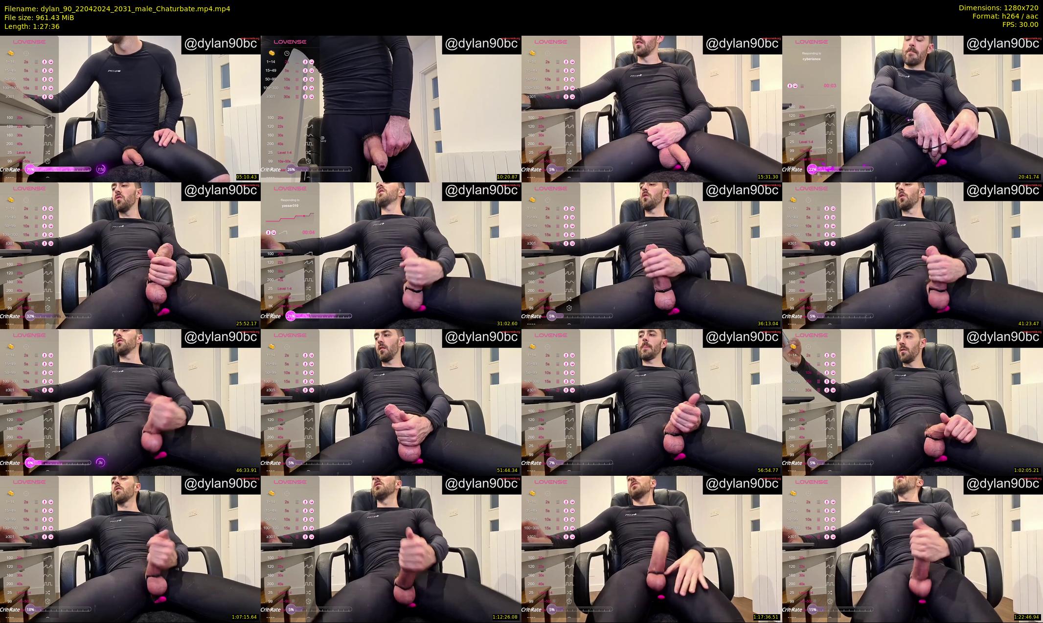 dylan_90 — 88 minute Chaturbate male cam show recording, 720p, Apr 22, 2024