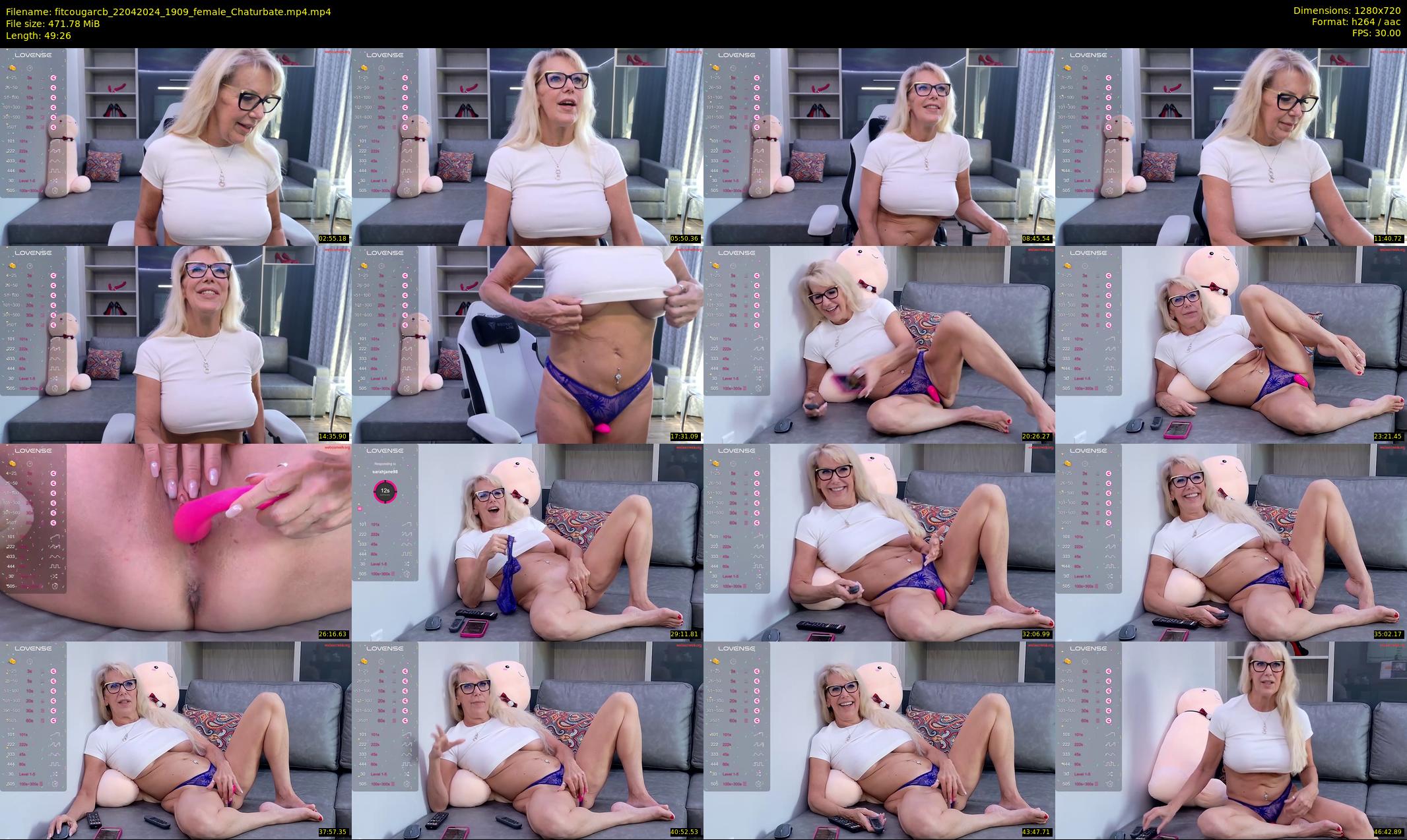 fitcougarcb — 50 minute Chaturbate female cam show recording, 720p, Apr 22, 2024