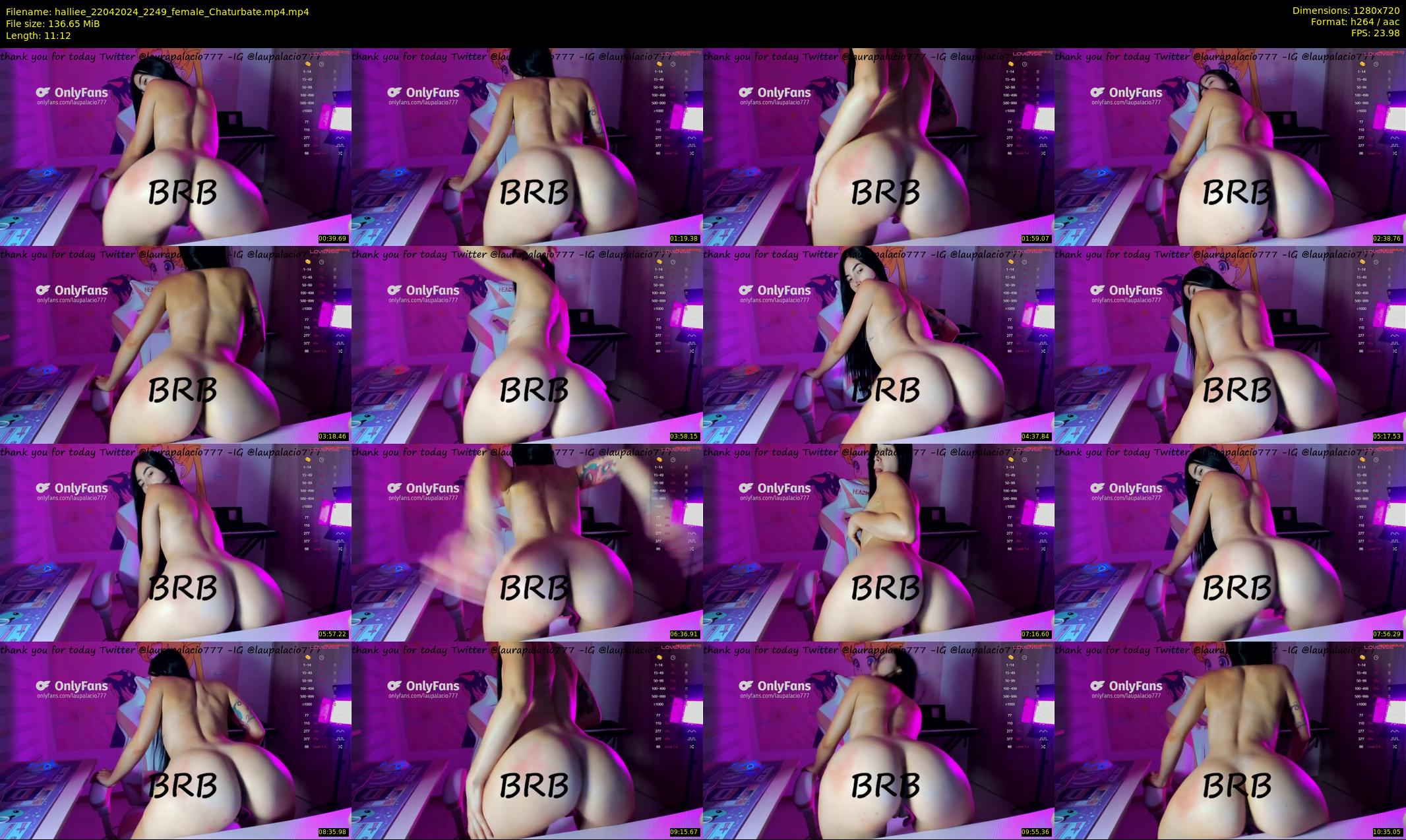 halliee — 12 minute Chaturbate couple cam show recording, 720p, Apr 22, 2024