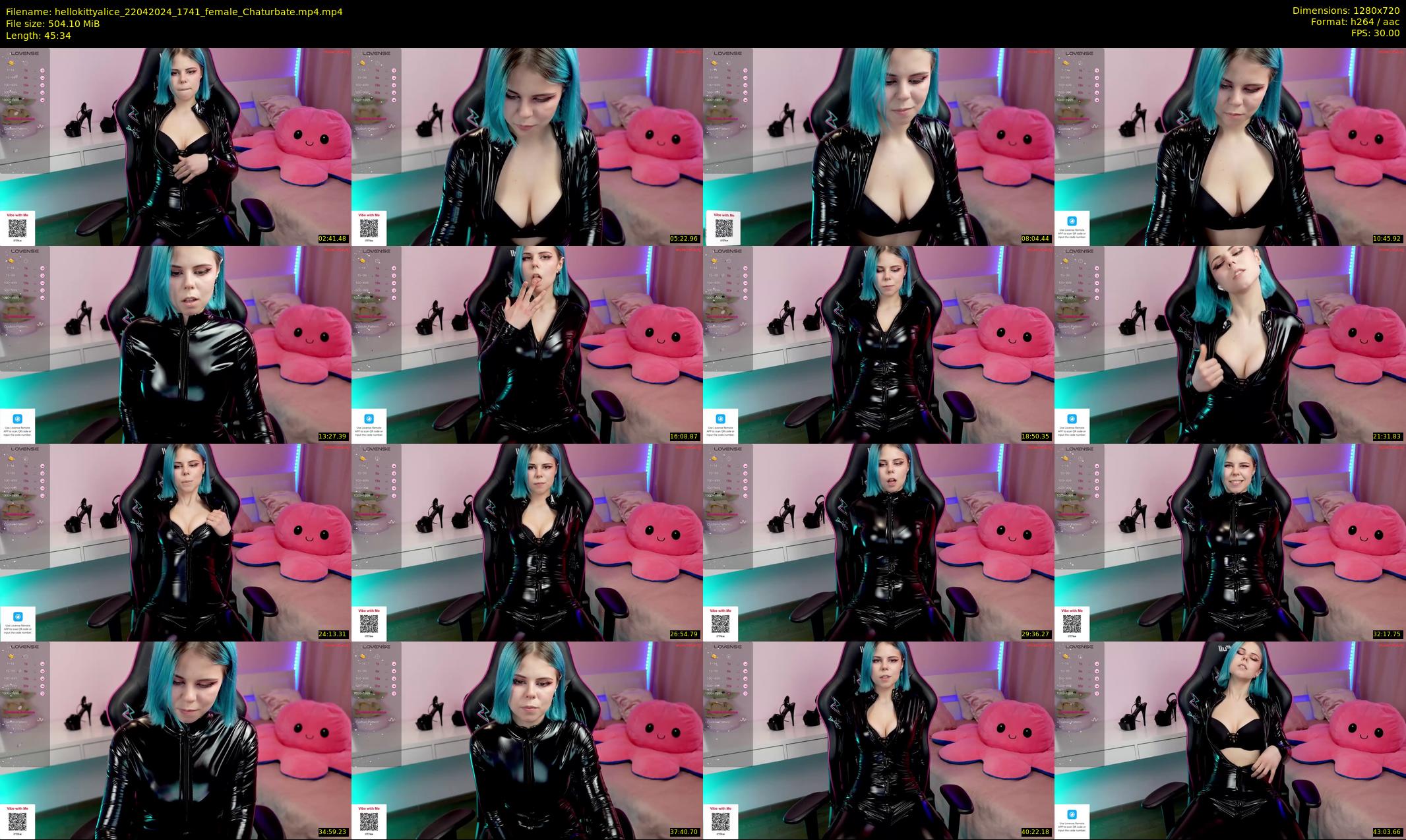 hellokittyalice — 46 minute Chaturbate female cam show recording, 720p, Apr 22, 2024