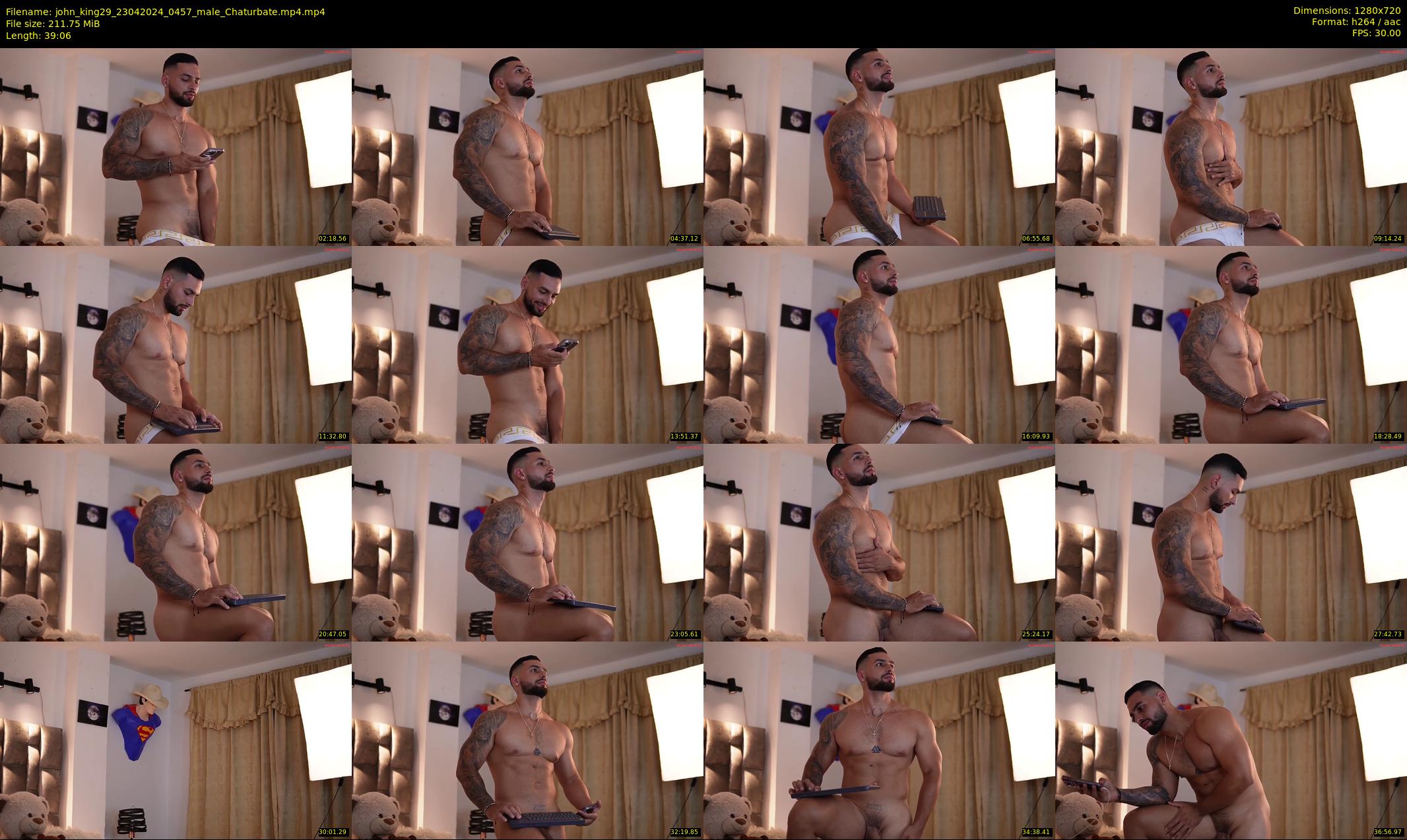 john_king29 — 40 minute Chaturbate male cam show recording, 720p, Apr 23, 2024