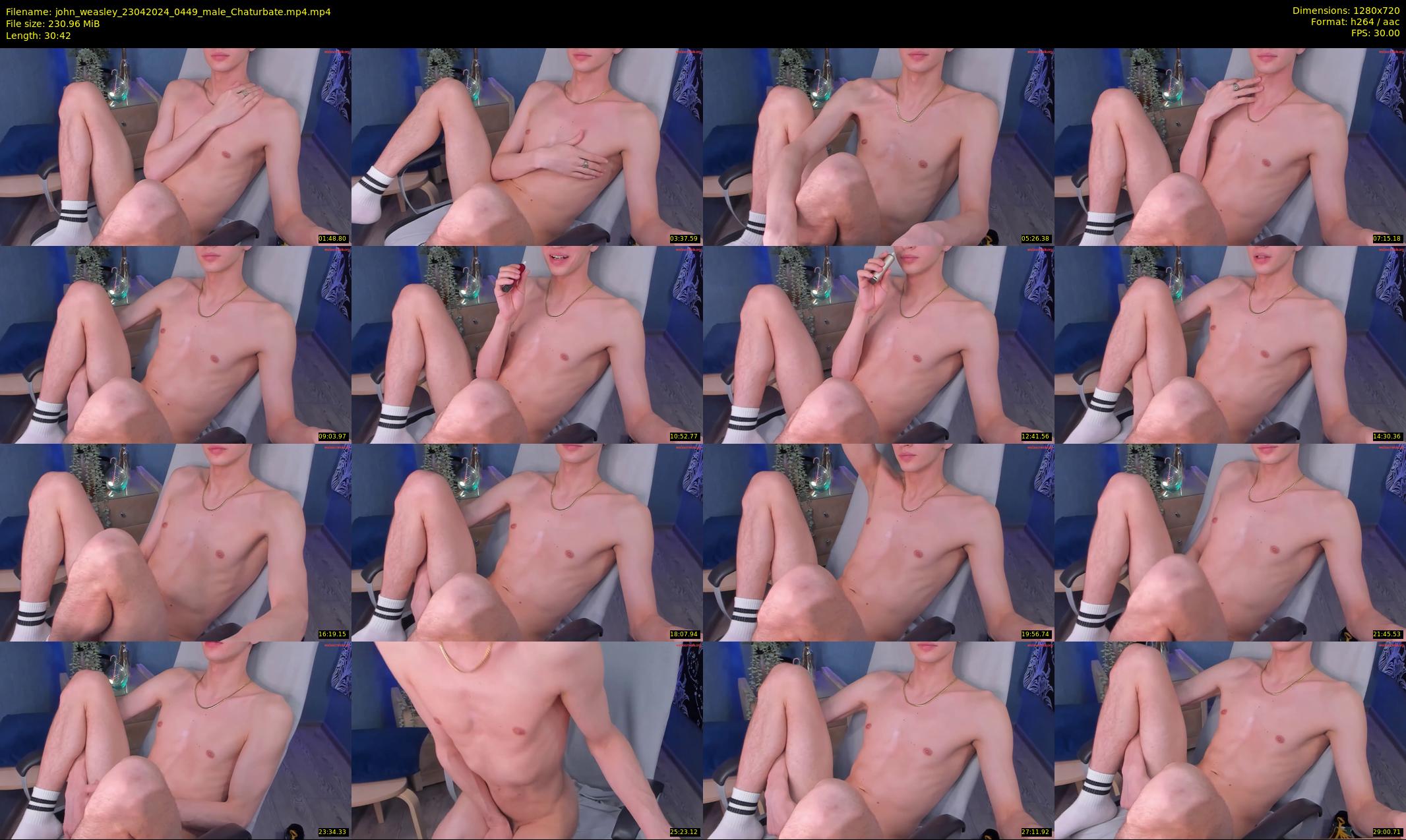 john_weasley — 31 minute Chaturbate male cam show recording, 720p, Apr 23, 2024