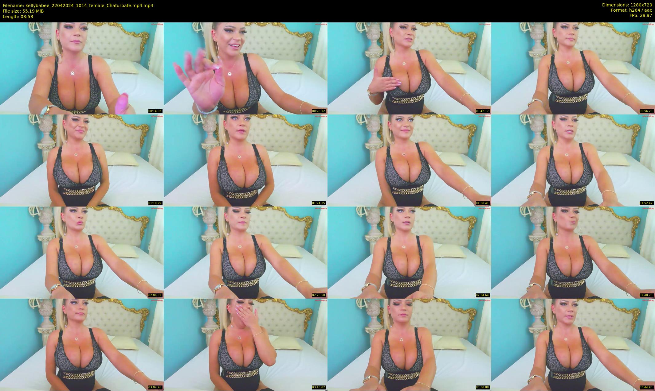 kellybabee — 4 minute Chaturbate female cam show recording, 720p, Apr 22, 2024