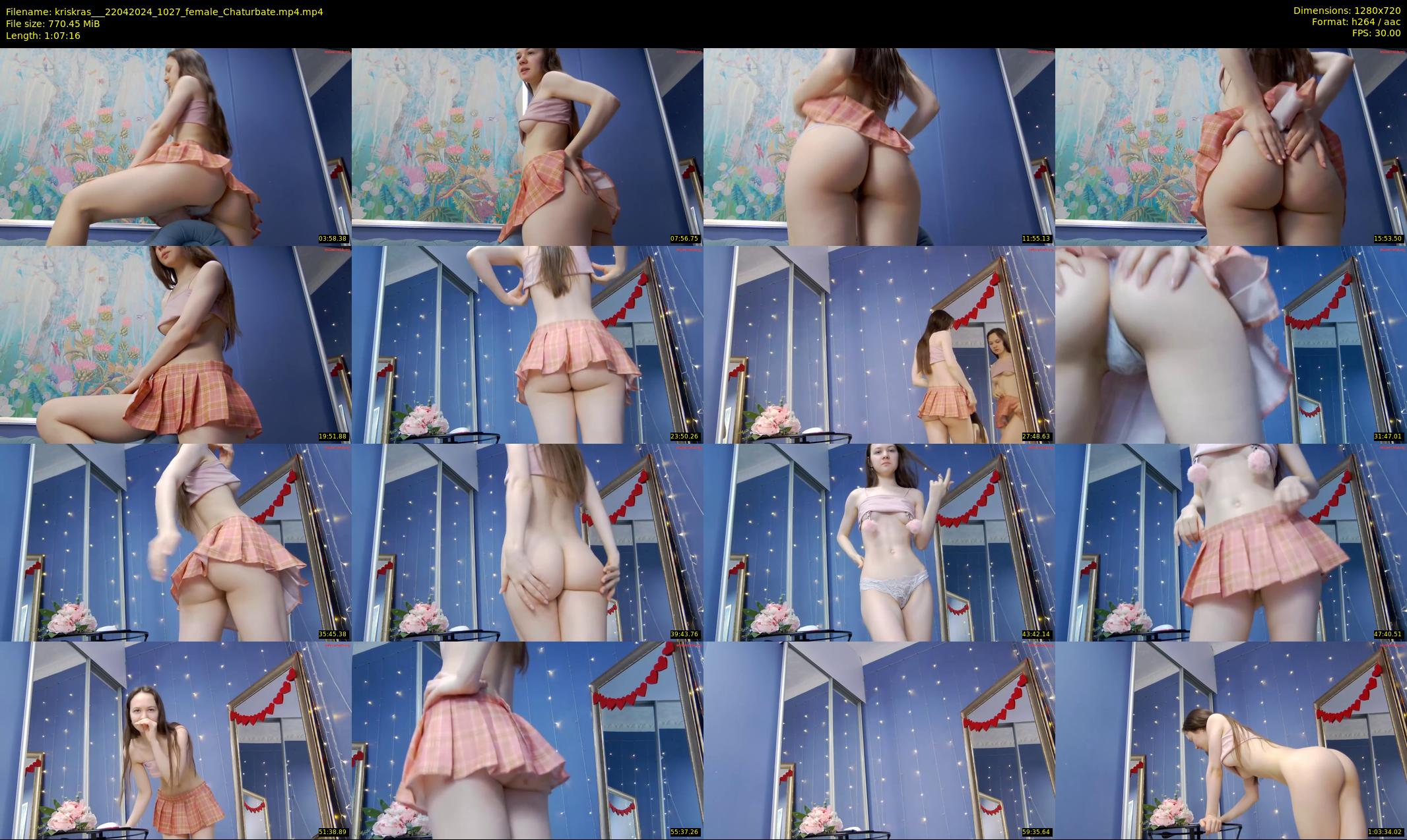 kriskras__ — 68 minute Chaturbate female cam show recording, 720p, Apr 22, 2024