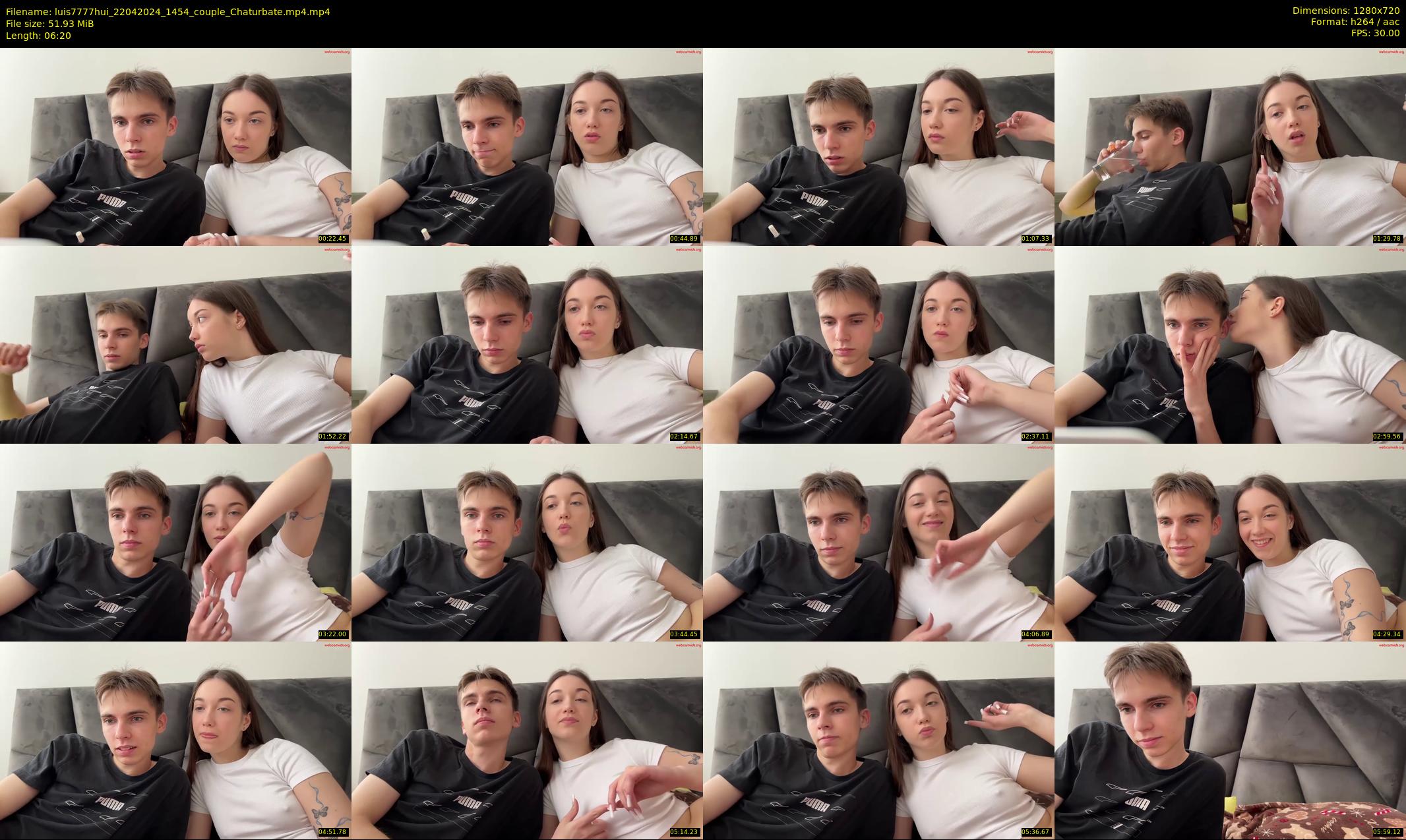 luis7777hui — 7 minute Chaturbate couple cam show recording, 720p, Apr 22, 2024