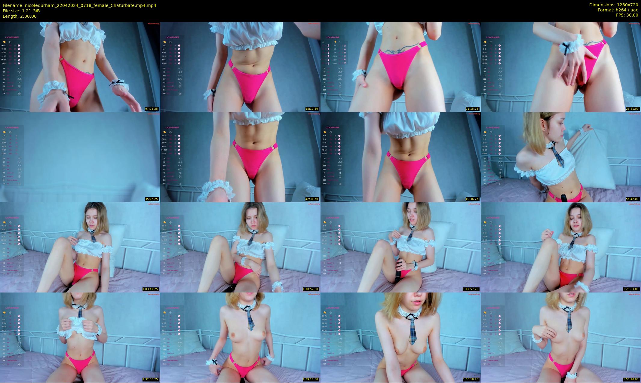 nicoledurham — 120 minute Chaturbate female cam show recording, 720p, Apr 22, 2024