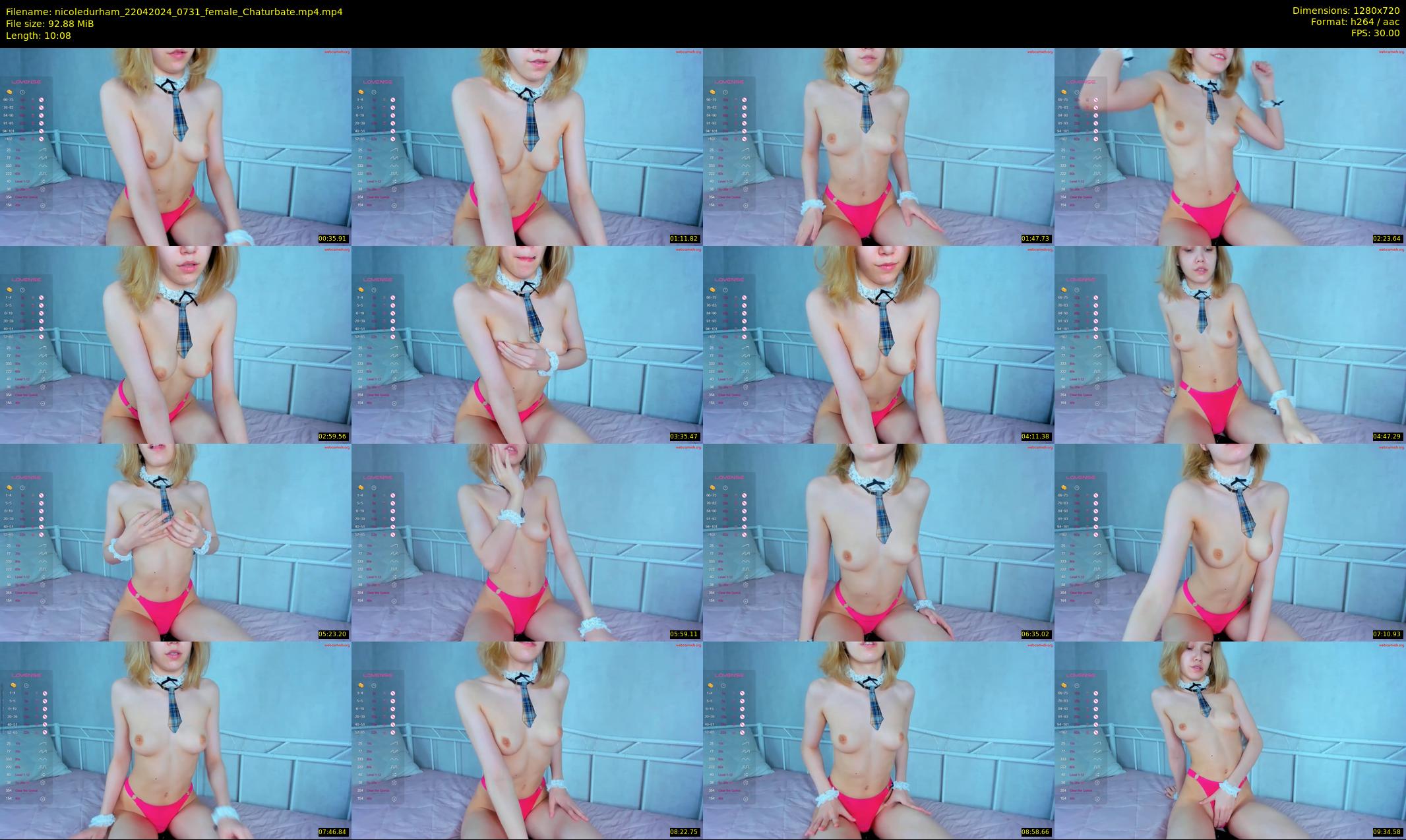 nicoledurham — 11 minute Chaturbate female cam show recording, 720p, Apr 22, 2024