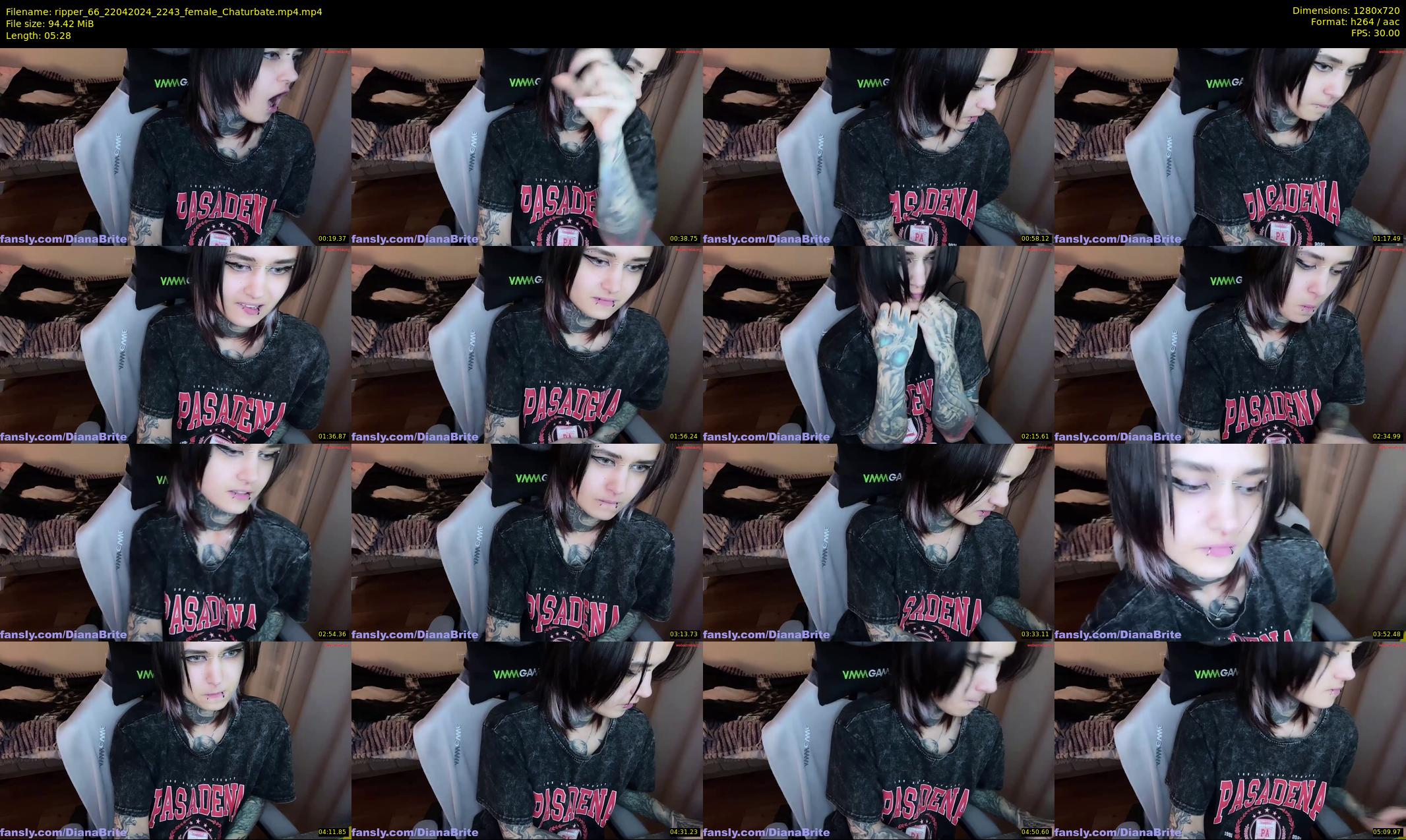 ripper_66 — 6 minute Chaturbate female cam show recording, 720p, Apr 22, 2024