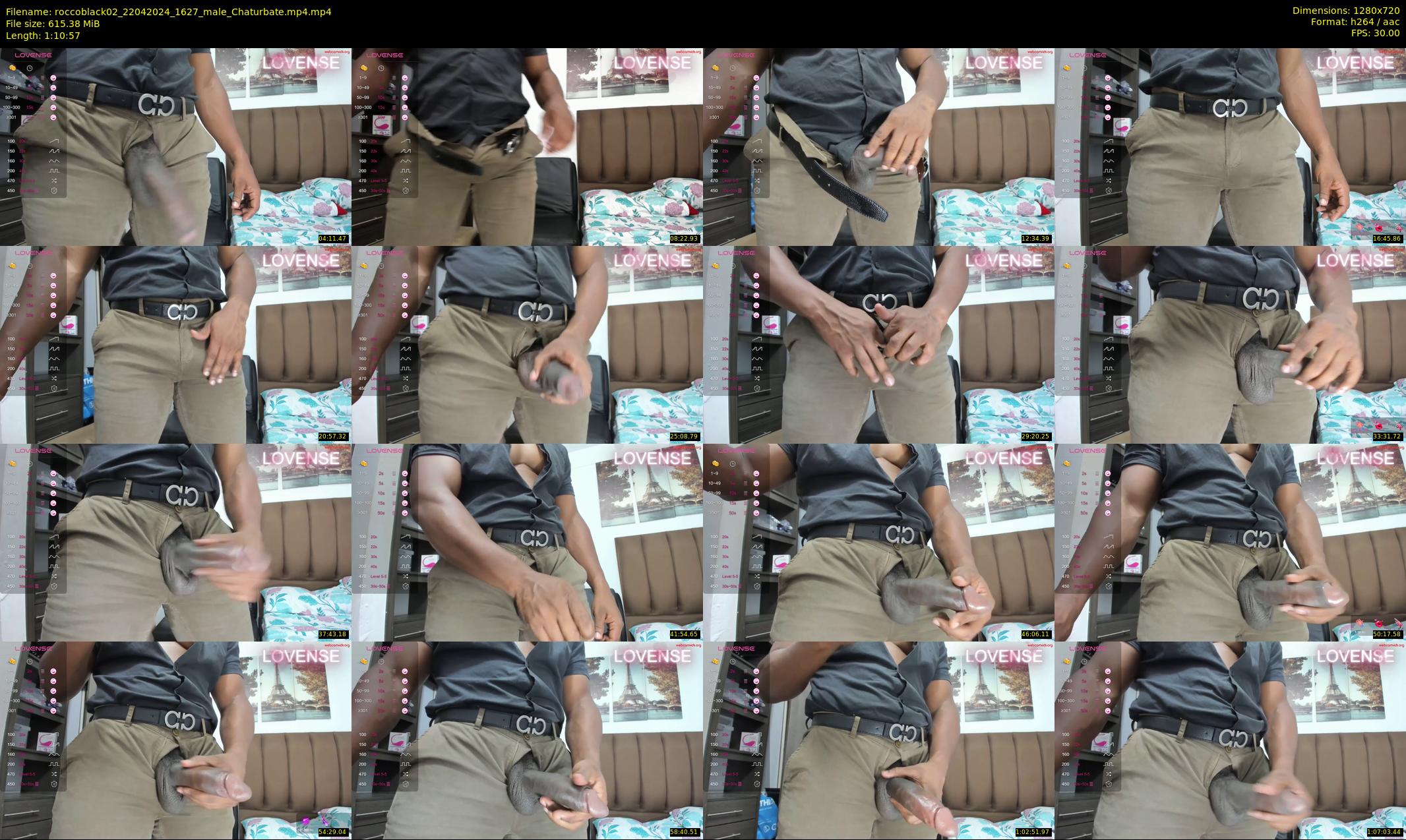 roccoblack02 — 71 minute Chaturbate male cam show recording, 720p, Apr 22, 2024