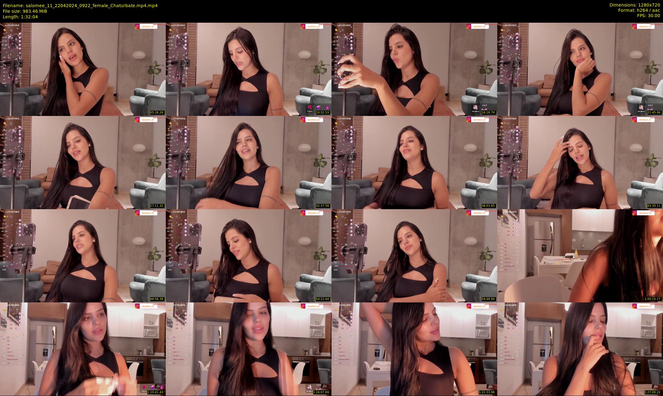 salomee_11 — 93 minute Chaturbate female cam show recording, 720p, Apr 22, 2024