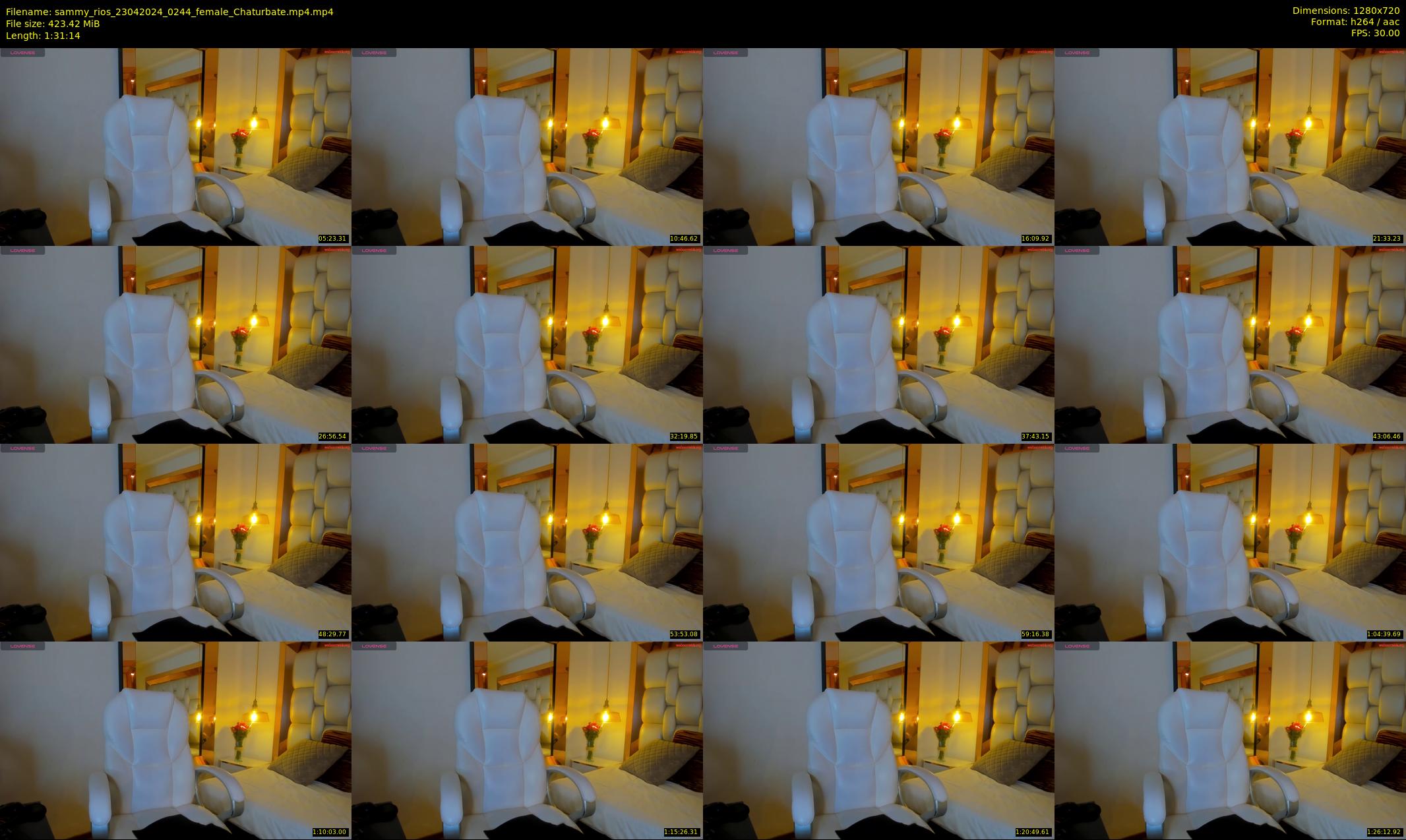 sammy_rios — 92 minute Chaturbate female cam show recording, 720p, Apr 23, 2024
