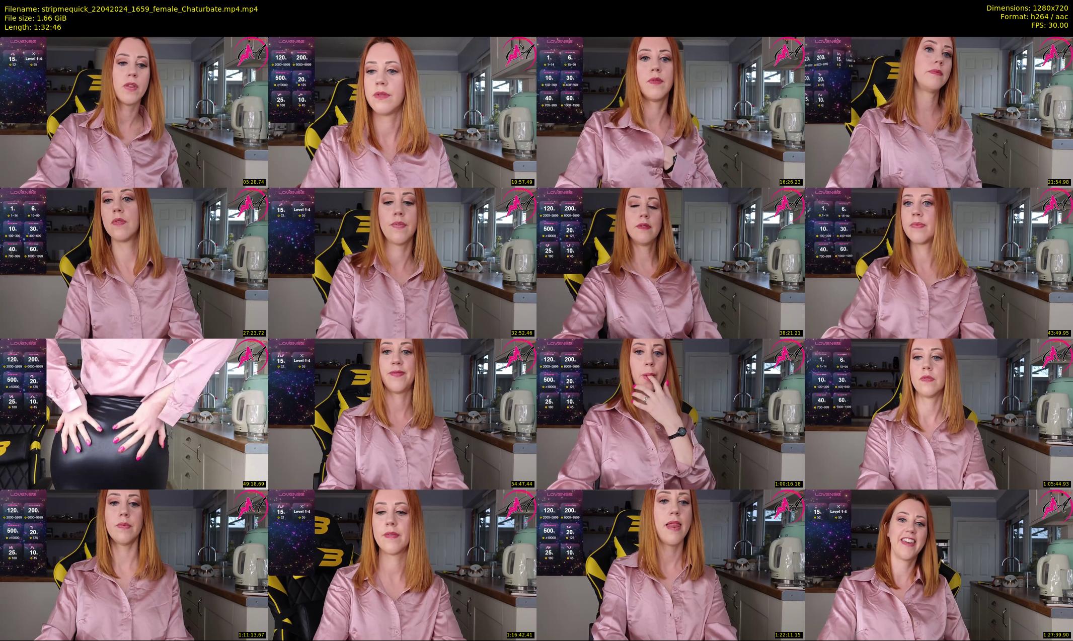 stripmequick — 93 minute Chaturbate female cam show recording, 720p, Apr 22, 2024