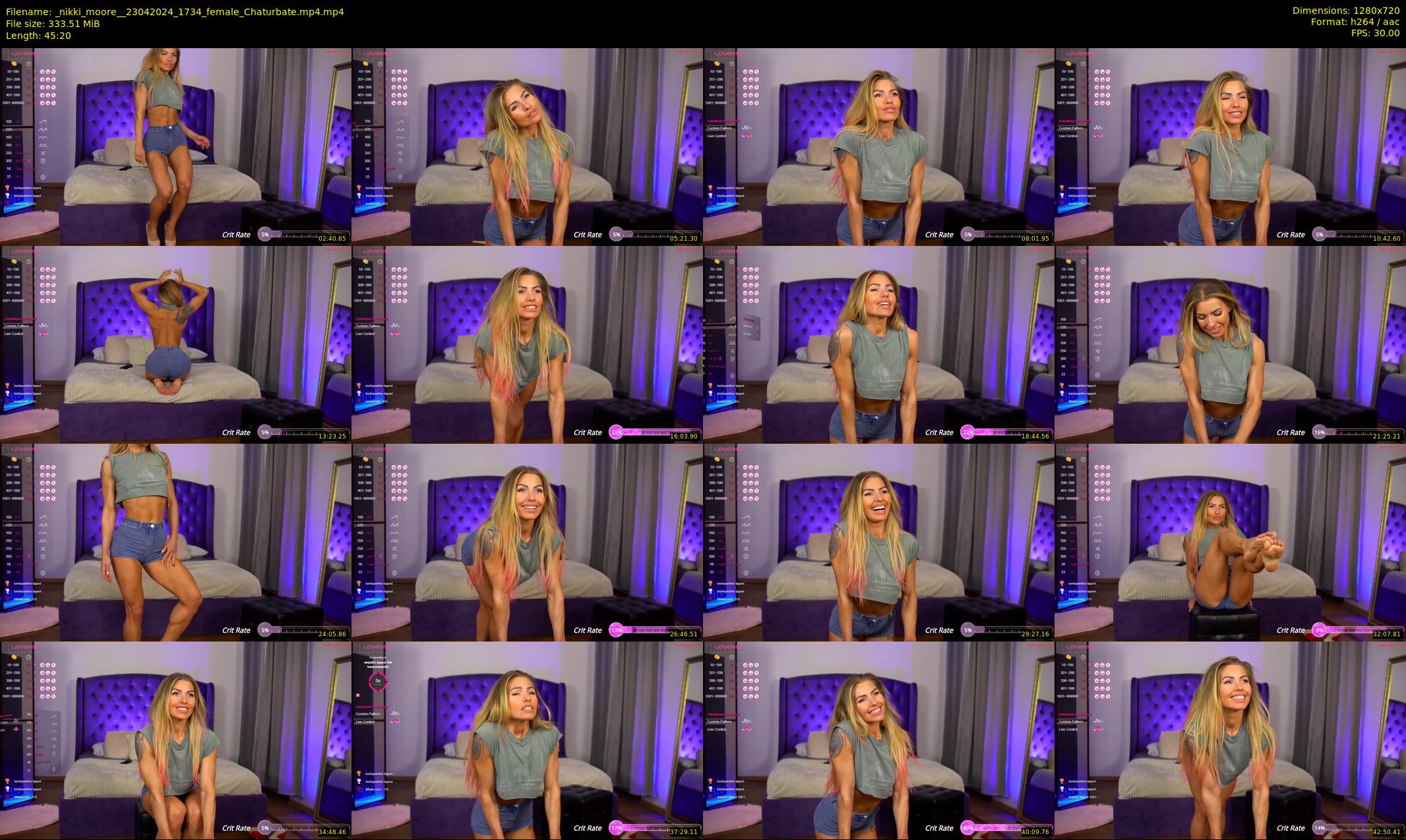 _nikki_moore_ — 46 minute Chaturbate female cam show recording, 720p, Apr 23, 2024