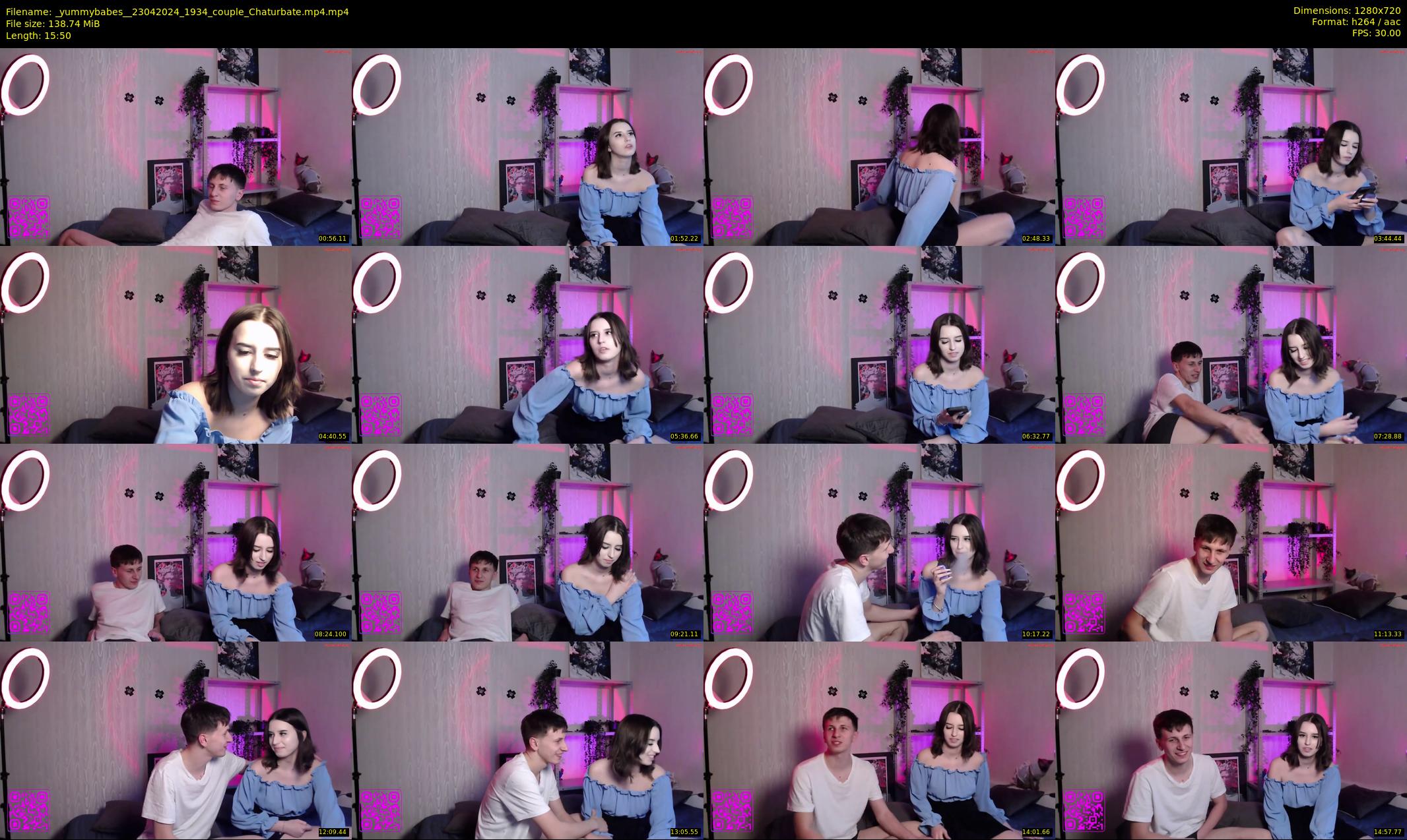 _yummybabes_ — 16 minute Chaturbate couple cam show recording, 720p, Apr 23, 2024