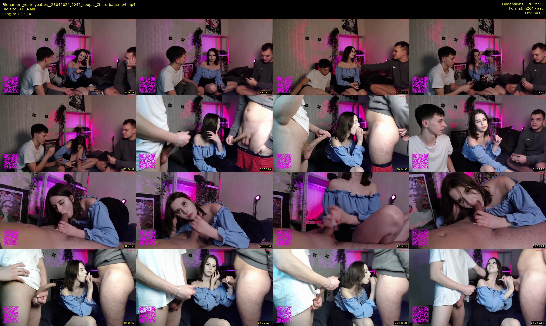 _yummybabes_ — 74 minute Chaturbate couple cam show recording, 720p, Apr 23, 2024