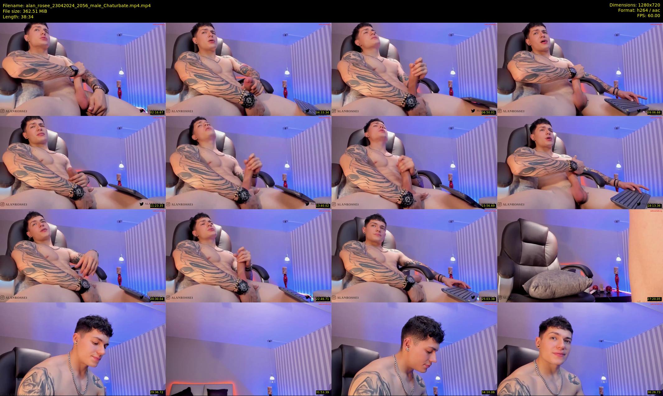 alan_rosee — 39 minute Chaturbate male cam show recording, 720p, Apr 23, 2024