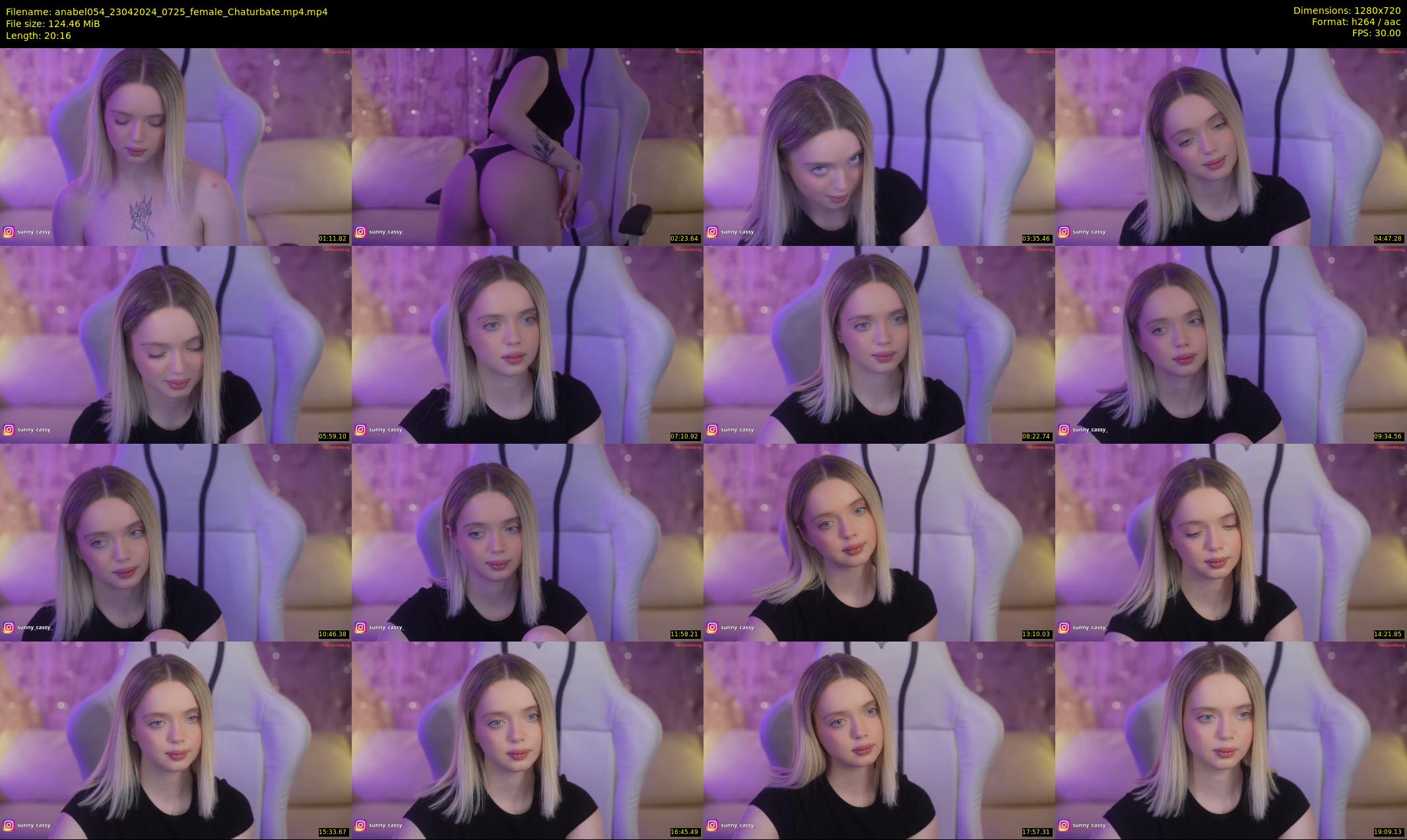 anabel054 — 21 minute Chaturbate female cam show recording, 720p, Apr 23, 2024