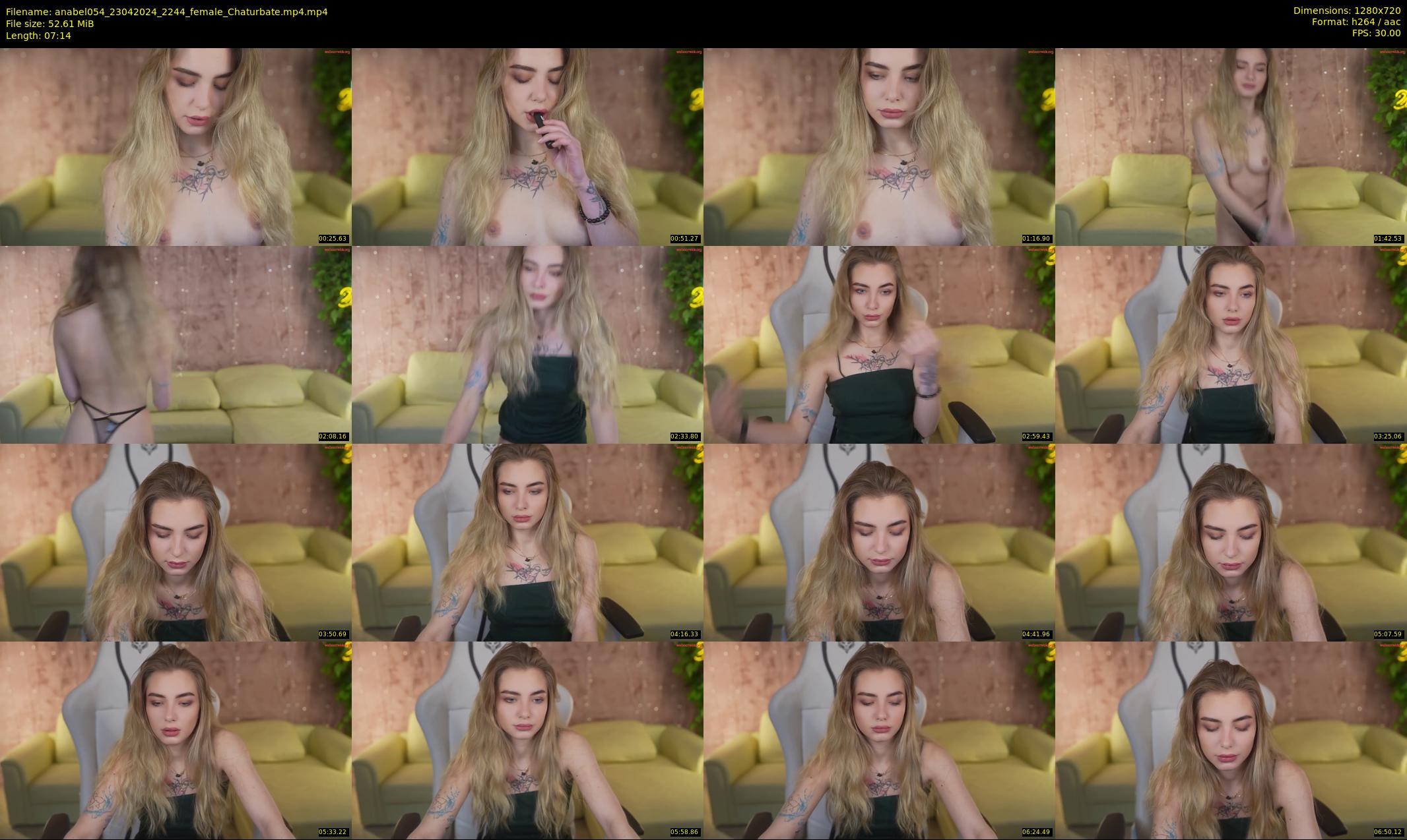 anabel054 — 8 minute Chaturbate female cam show recording, 720p, Apr 23, 2024