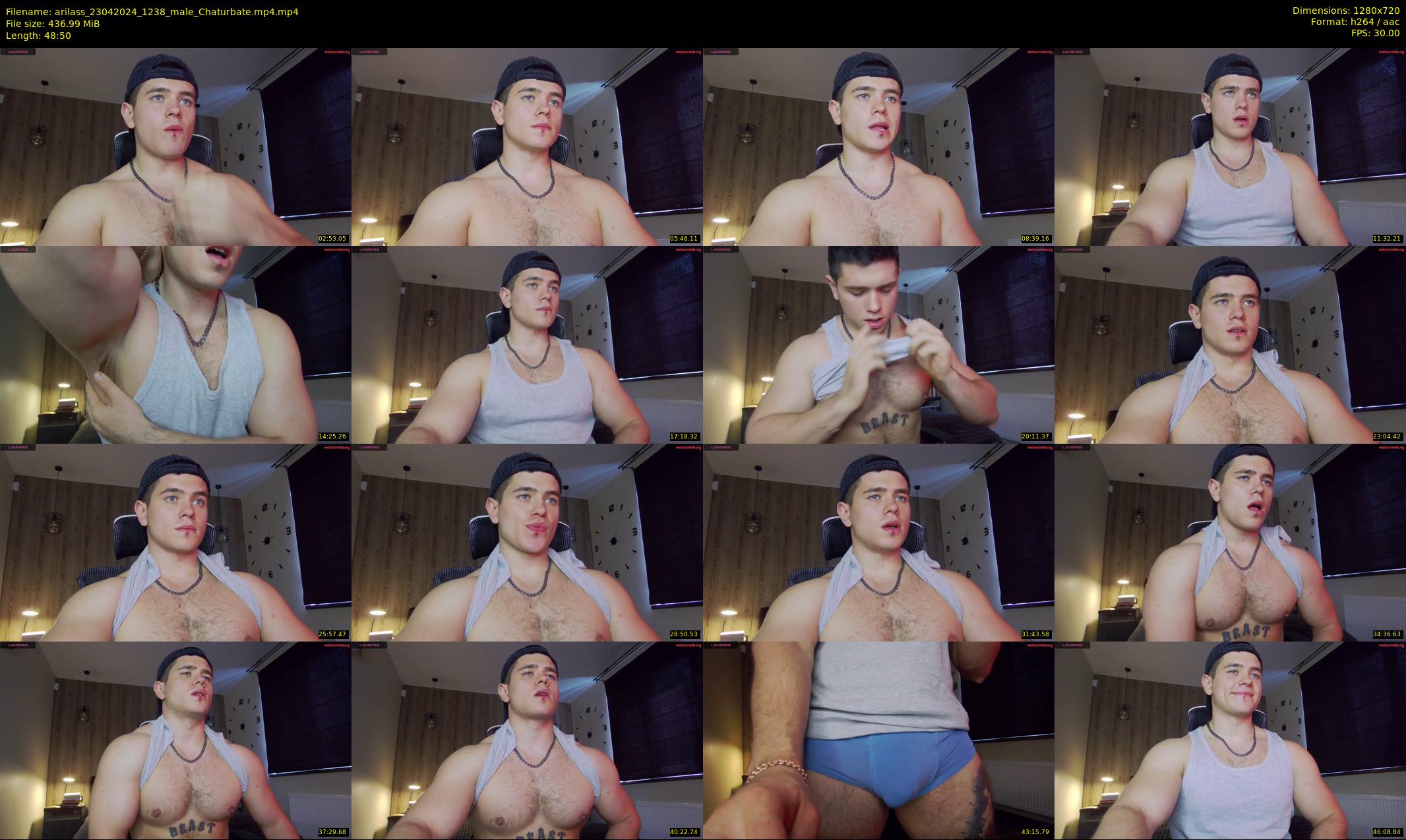 arilass — 49 minute Chaturbate male cam show recording, 720p, Apr 23, 2024