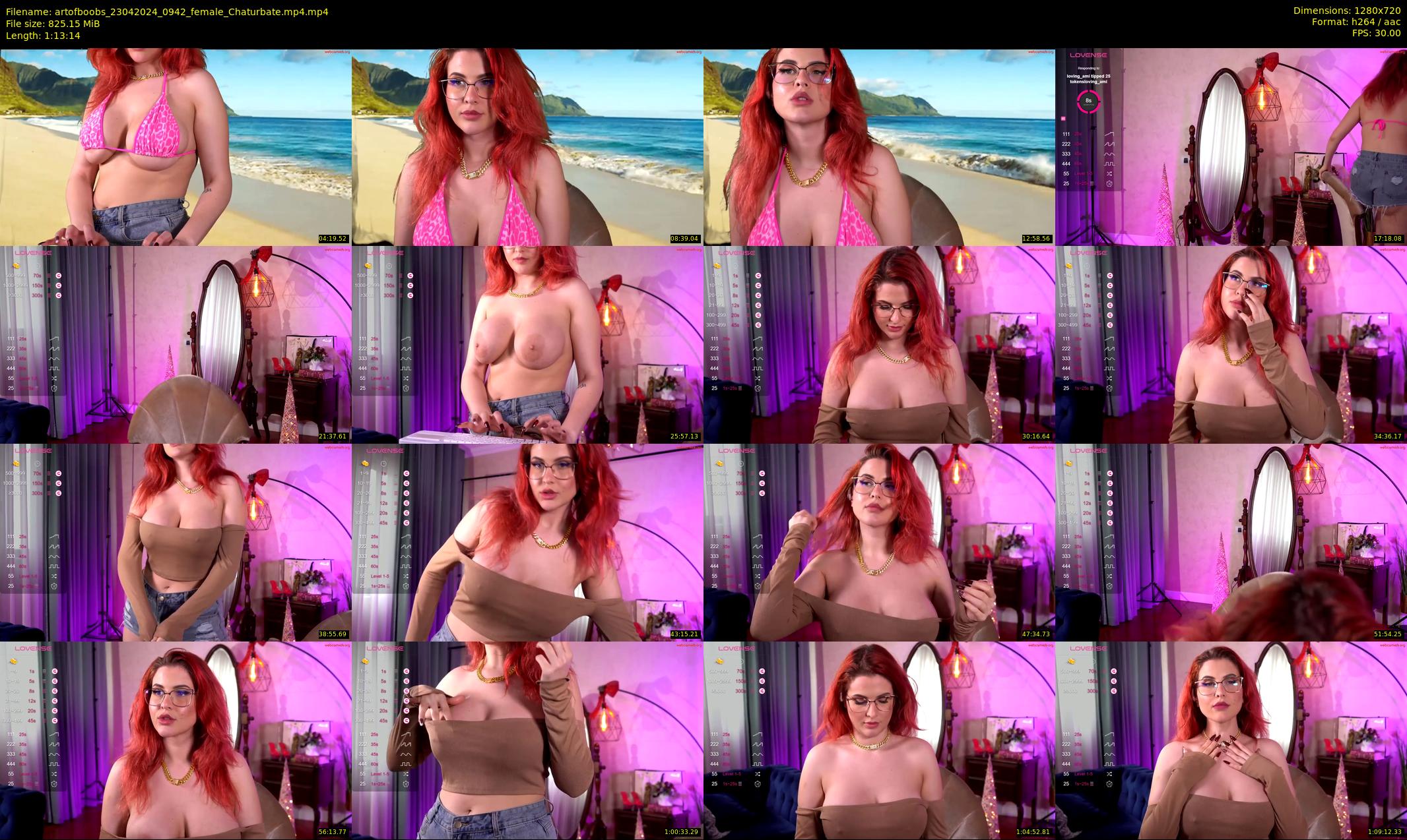 artofboobs — 74 minute Chaturbate female cam show recording, 720p, Apr 23, 2024