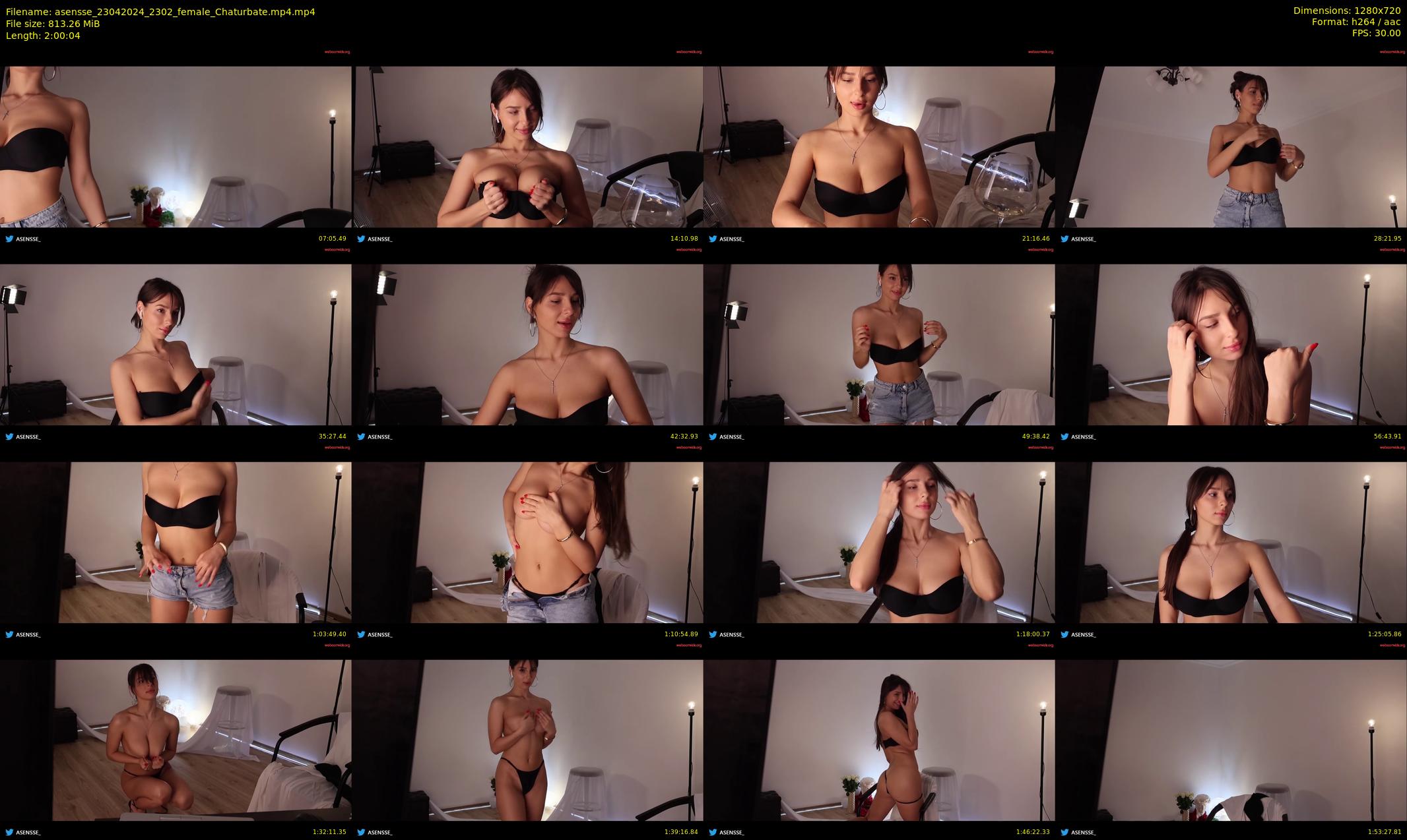 asensse — 121 minute Chaturbate female cam show recording, 720p, Apr 23, 2024