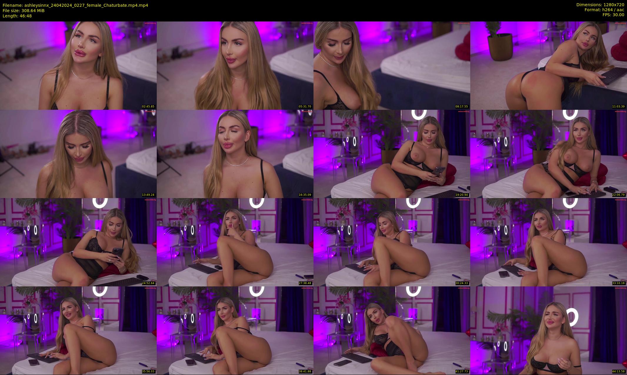 ashleysinnx — 47 minute Chaturbate female cam show recording, 720p, Apr 24, 2024