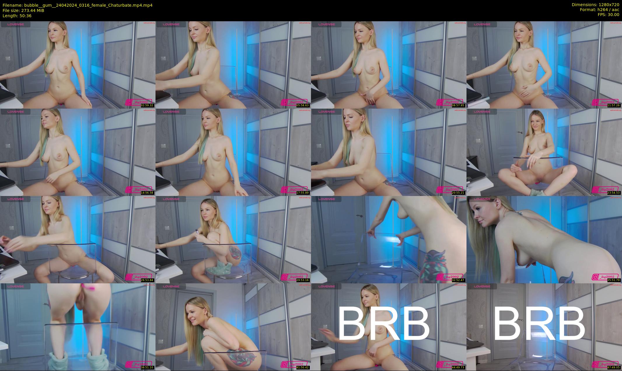 bubble__gum_ — 51 minute Chaturbate female cam show recording, 720p, Apr 24, 2024