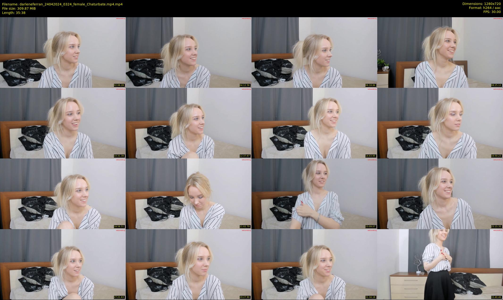 darleneferran — 36 minute Chaturbate female cam show recording, 720p, Apr 24, 2024