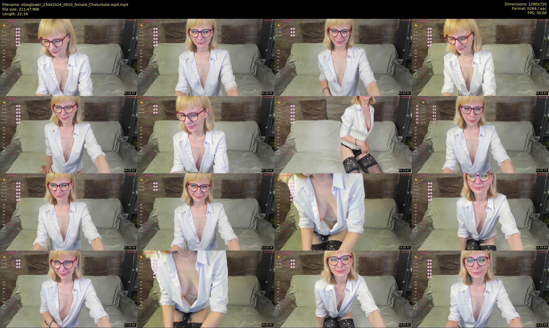 elzaglower — 23 minute Chaturbate female cam show recording, 720p, Apr 23, 2024