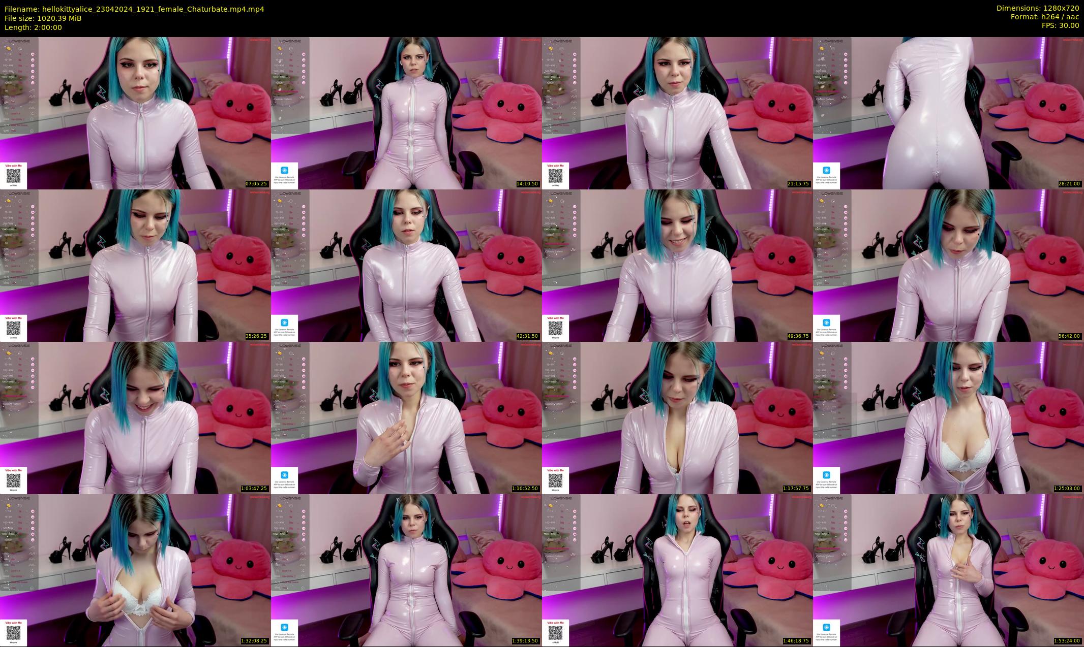 hellokittyalice — 120 minute Chaturbate female cam show recording, 720p, Apr 23, 2024