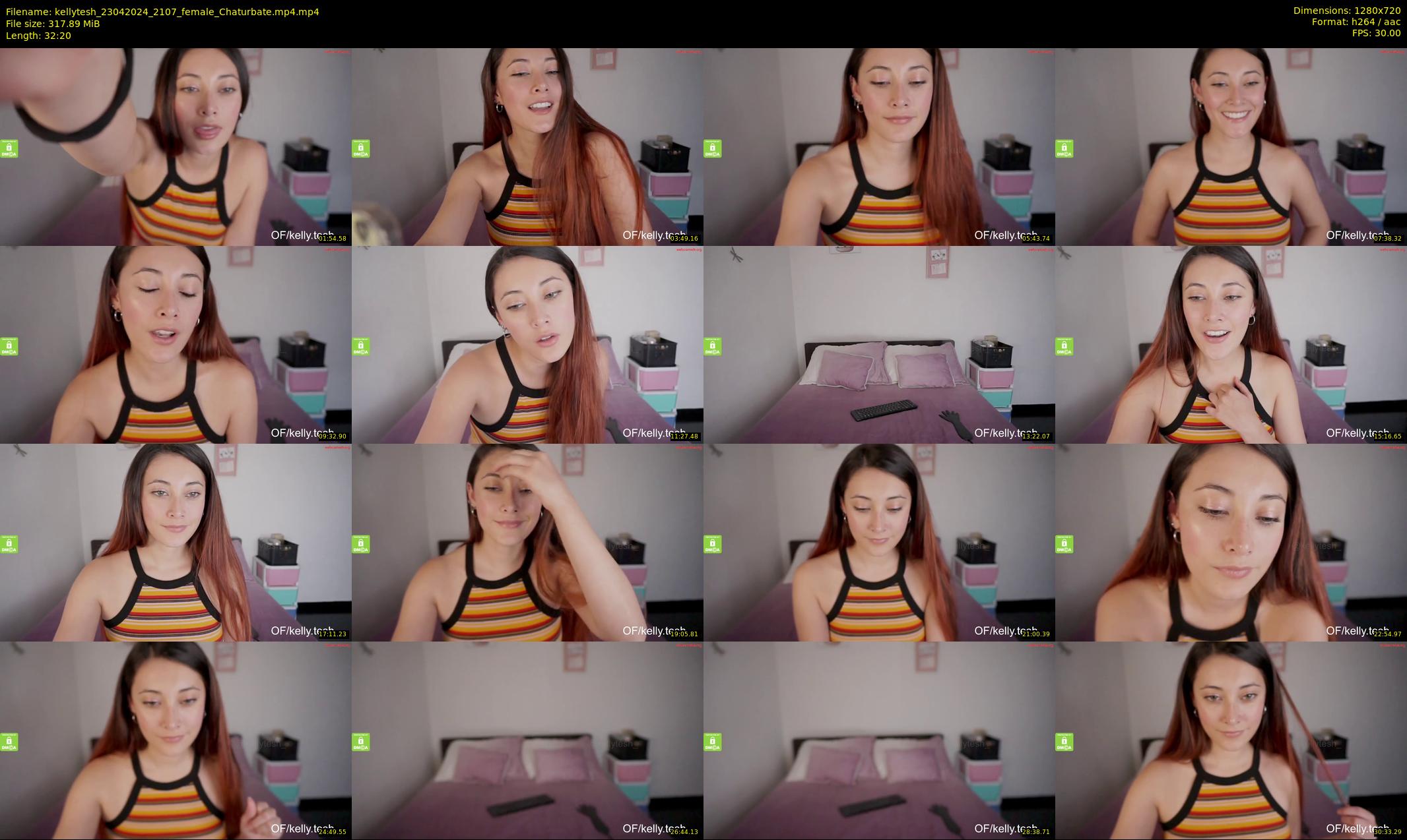 kellytesh — 33 minute Chaturbate female cam show recording, 720p, Apr 23, 2024