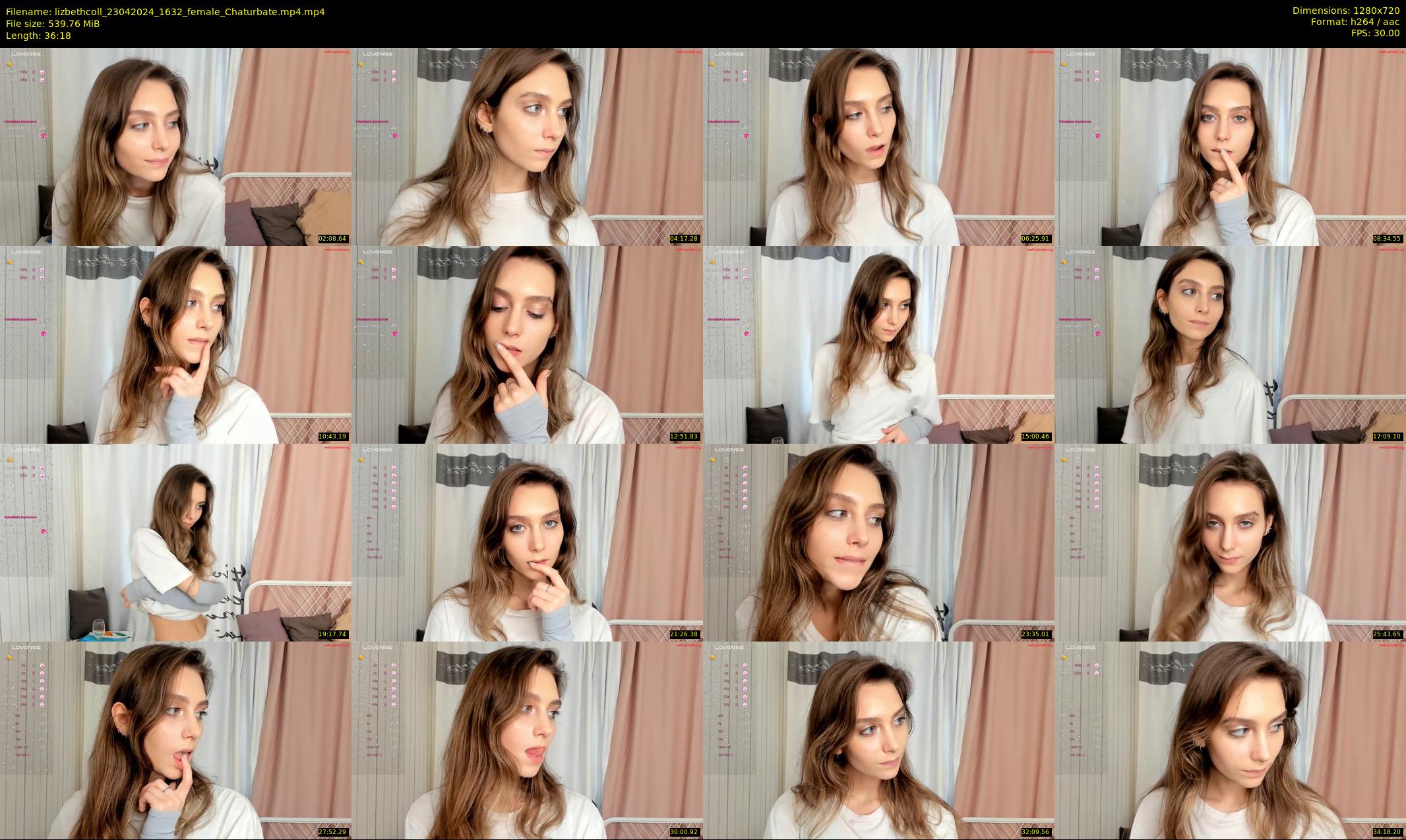 lizbethcoll — 37 minute Chaturbate female cam show recording, 720p, Apr 23, 2024
