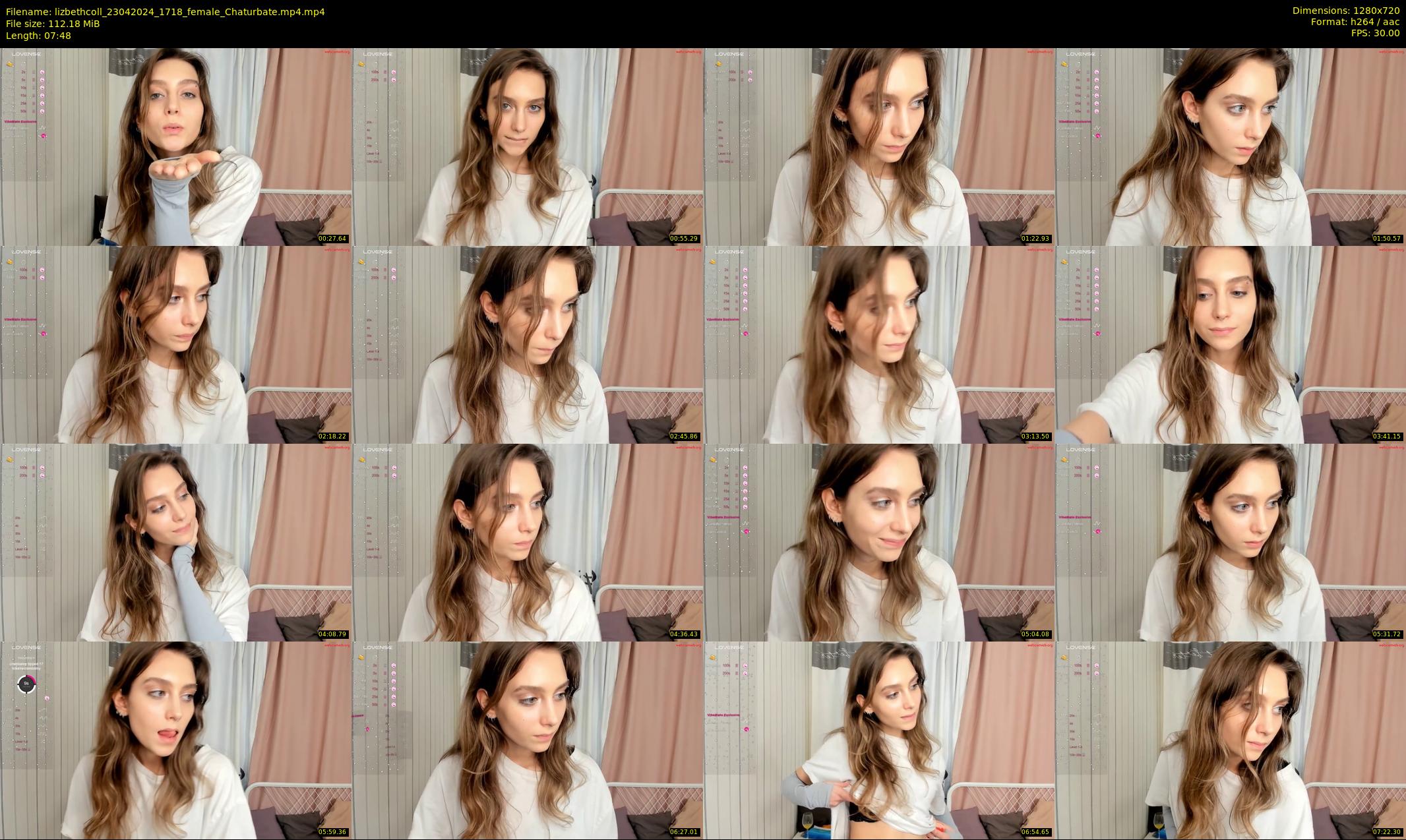 lizbethcoll — 8 minute Chaturbate female cam show recording, 720p, Apr 23, 2024