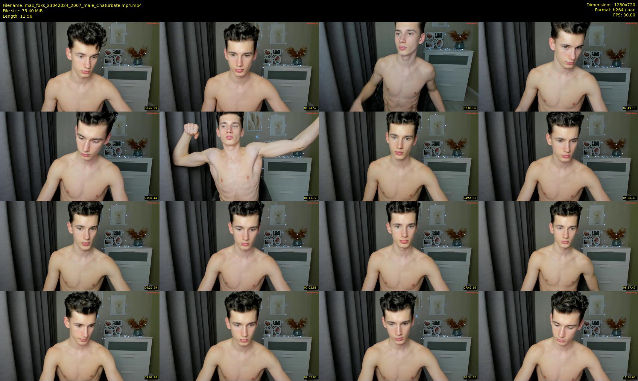 max_foks — 12 minute Chaturbate male cam show recording, 720p, Apr 23, 2024