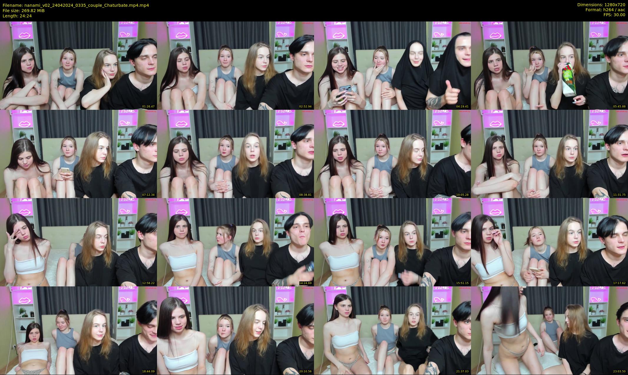 nanami_v02 — 25 minute Chaturbate couple cam show recording, 720p, Apr 24, 2024