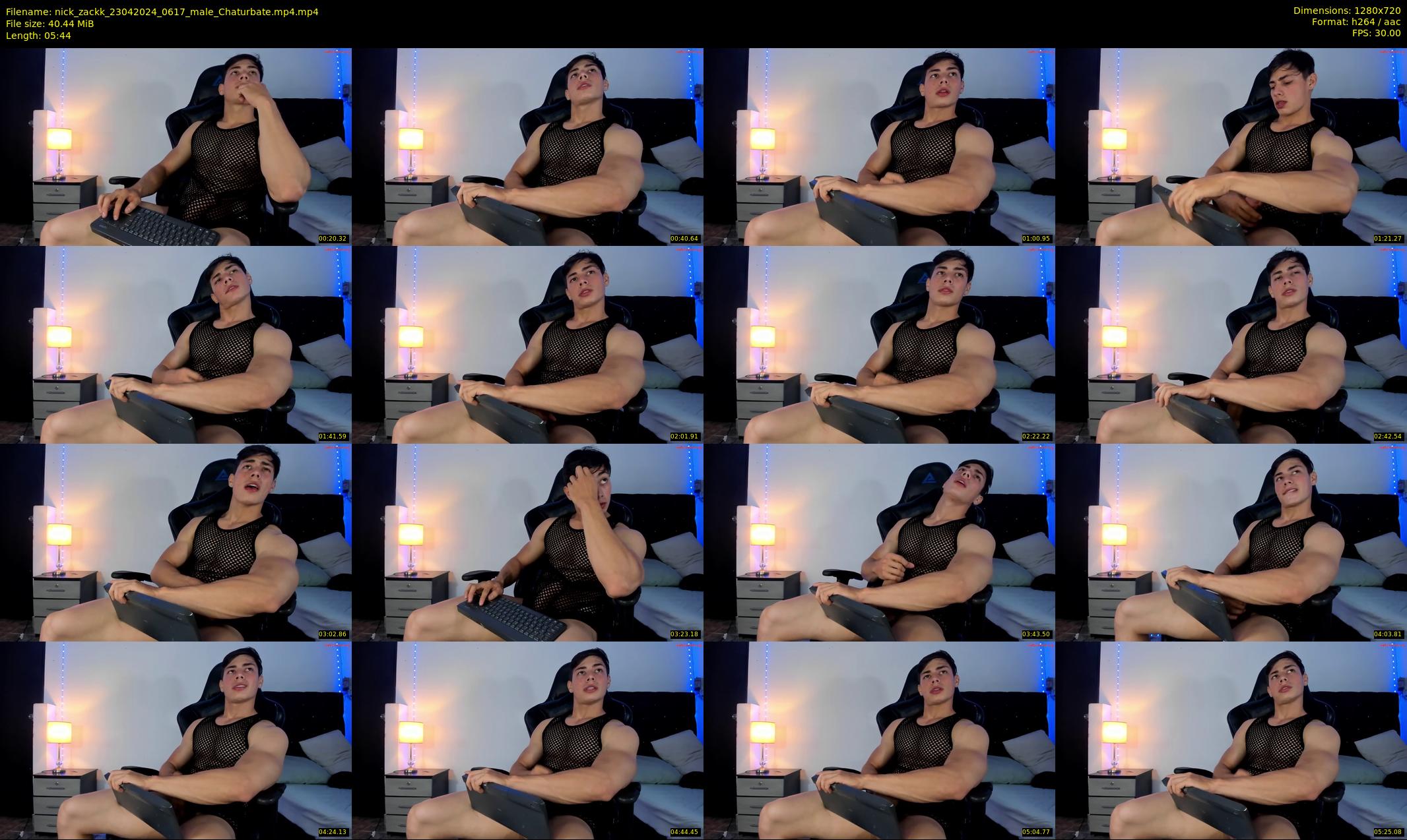 nick_zackk — 6 minute Chaturbate male cam show recording, 720p, Apr 23, 2024