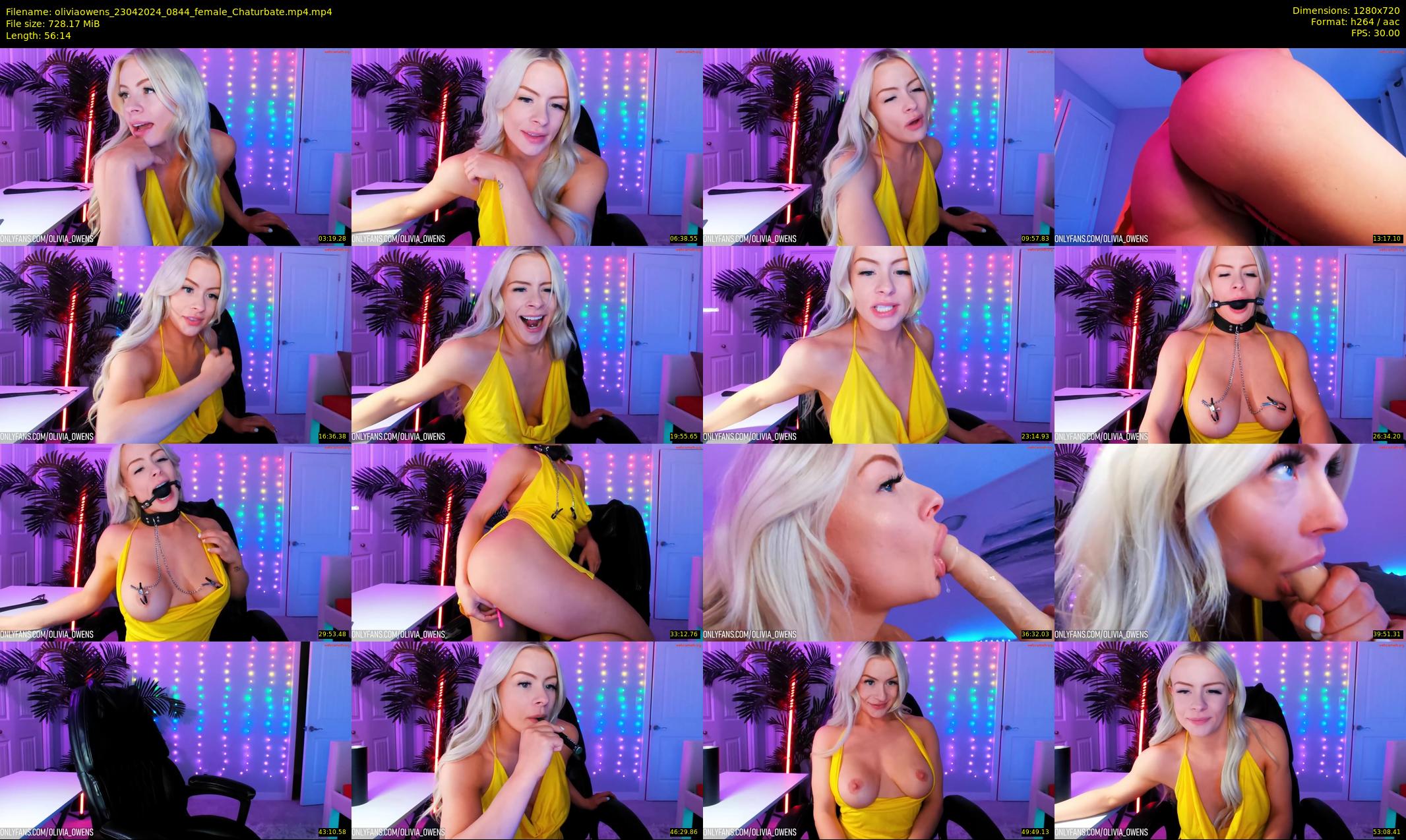 oliviaowens — 57 minute Chaturbate female cam show recording, 720p, Apr 23, 2024