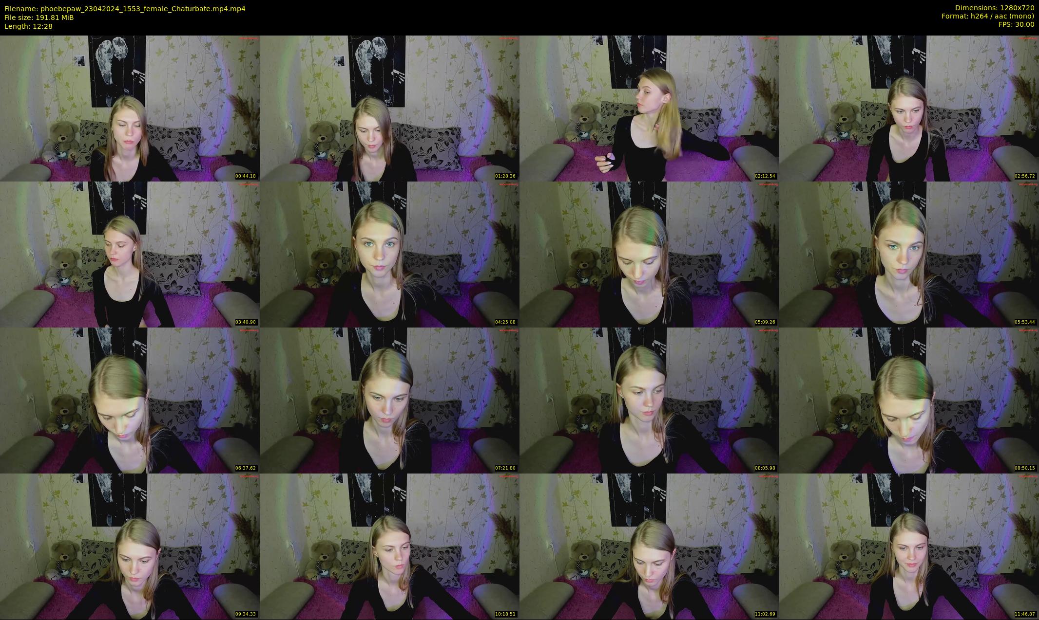 phoebepaw — 13 minute Chaturbate female cam show recording, 720p, Apr 23, 2024