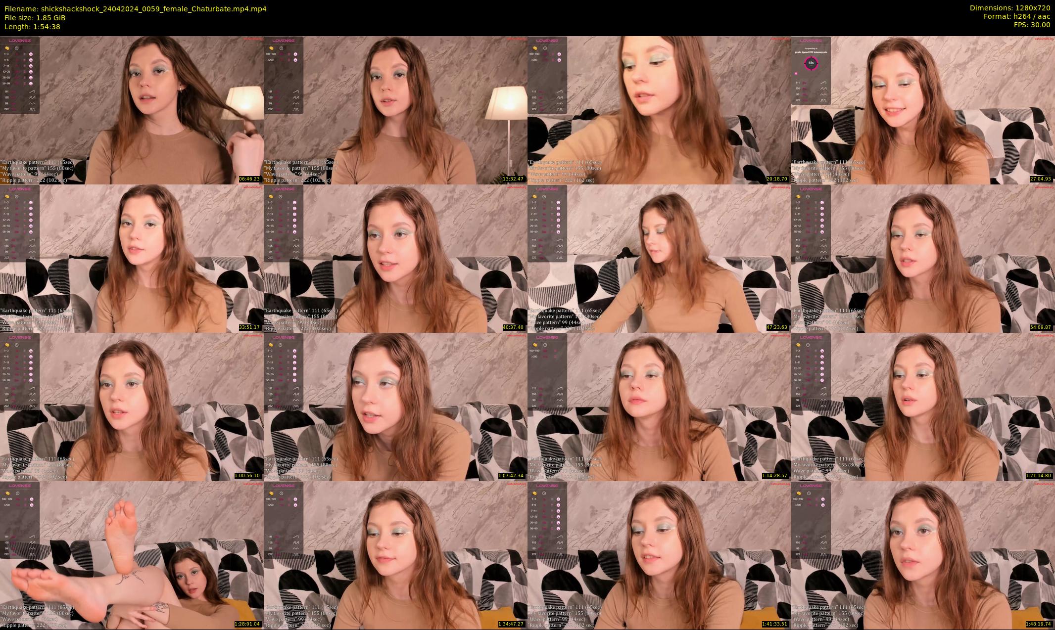 shickshackshock — 115 minute Chaturbate female cam show recording, 720p, Apr 24, 2024