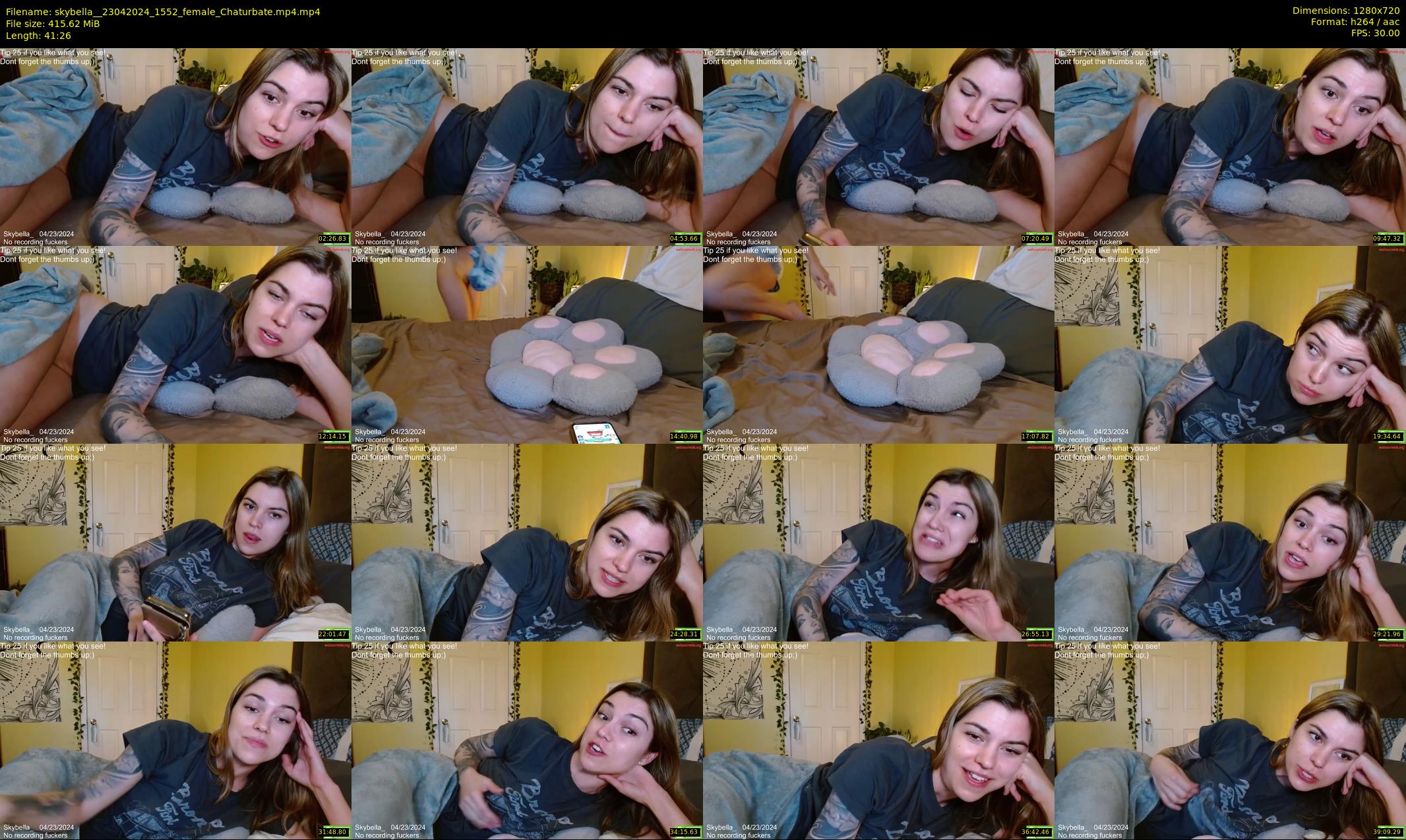 skybella_ — 42 minute Chaturbate female cam show recording, 720p, Apr 23, 2024