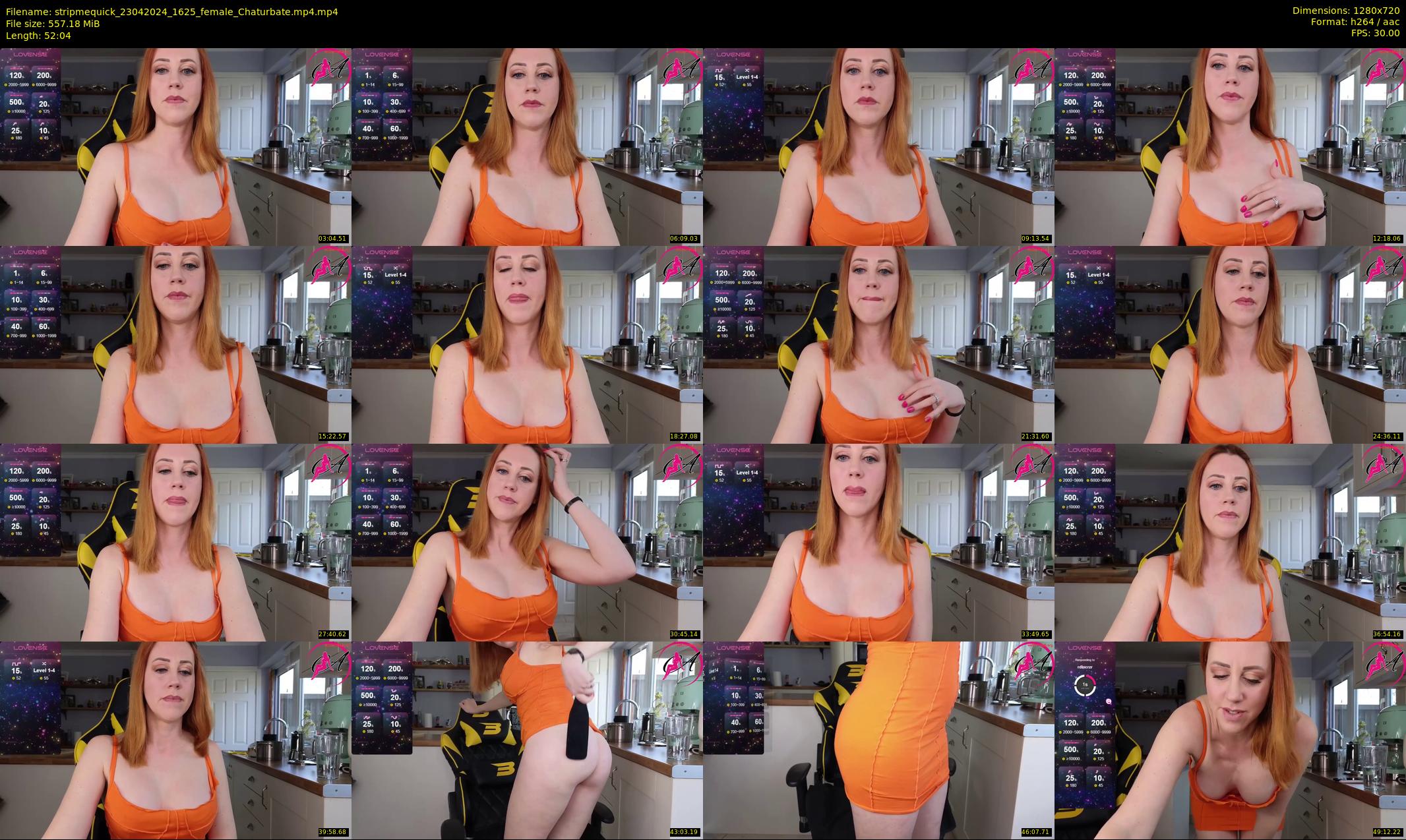 stripmequick — 53 minute Chaturbate female cam show recording, 720p, Apr 23, 2024